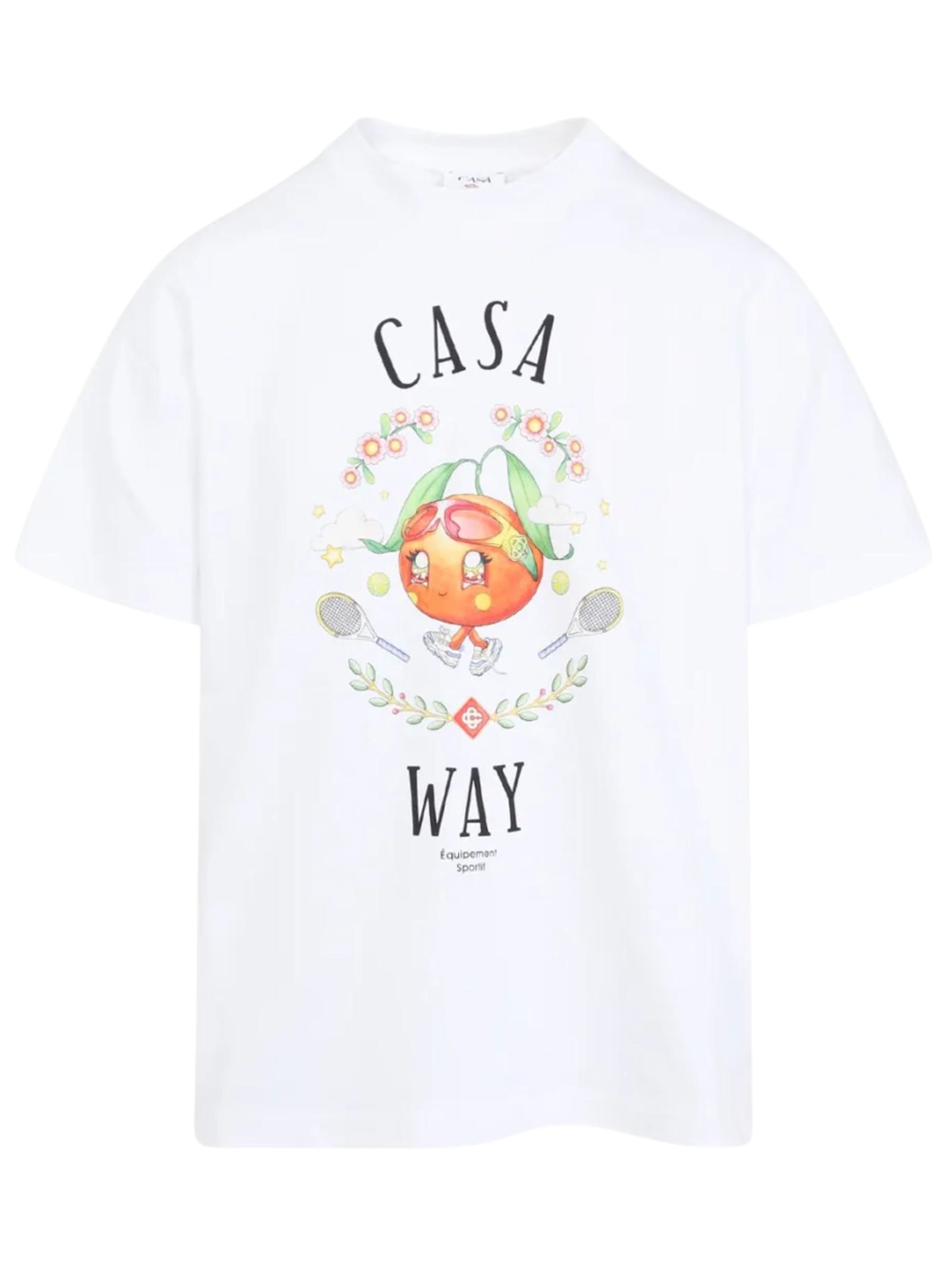 Casablanca Print T-shirt In Multi