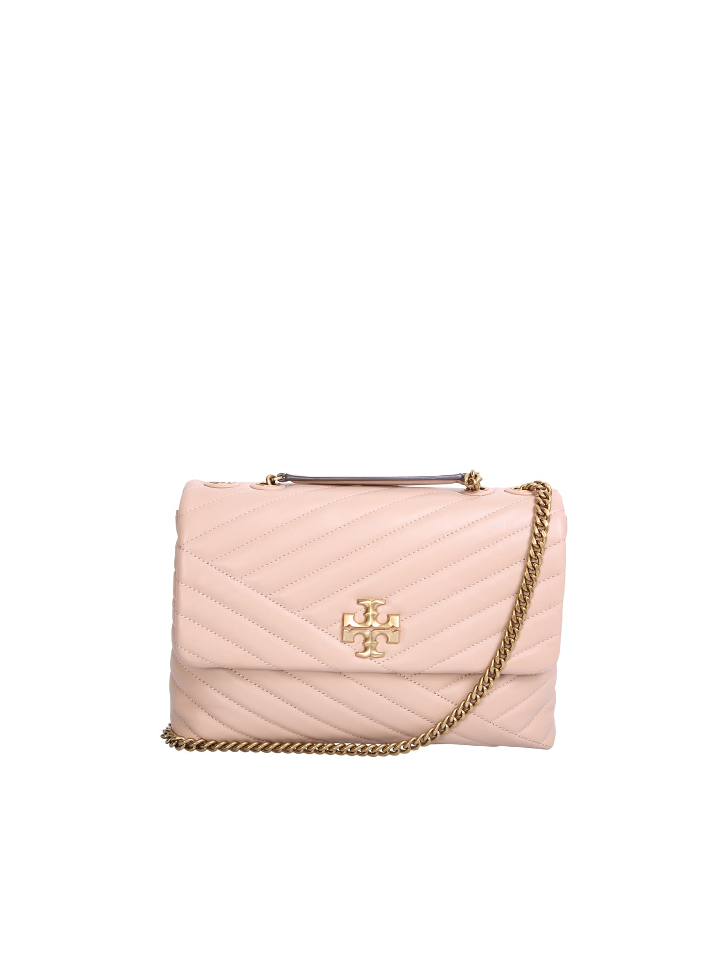 Tory Burch Blush Beige Shoulder Bag In Pink | ModeSens