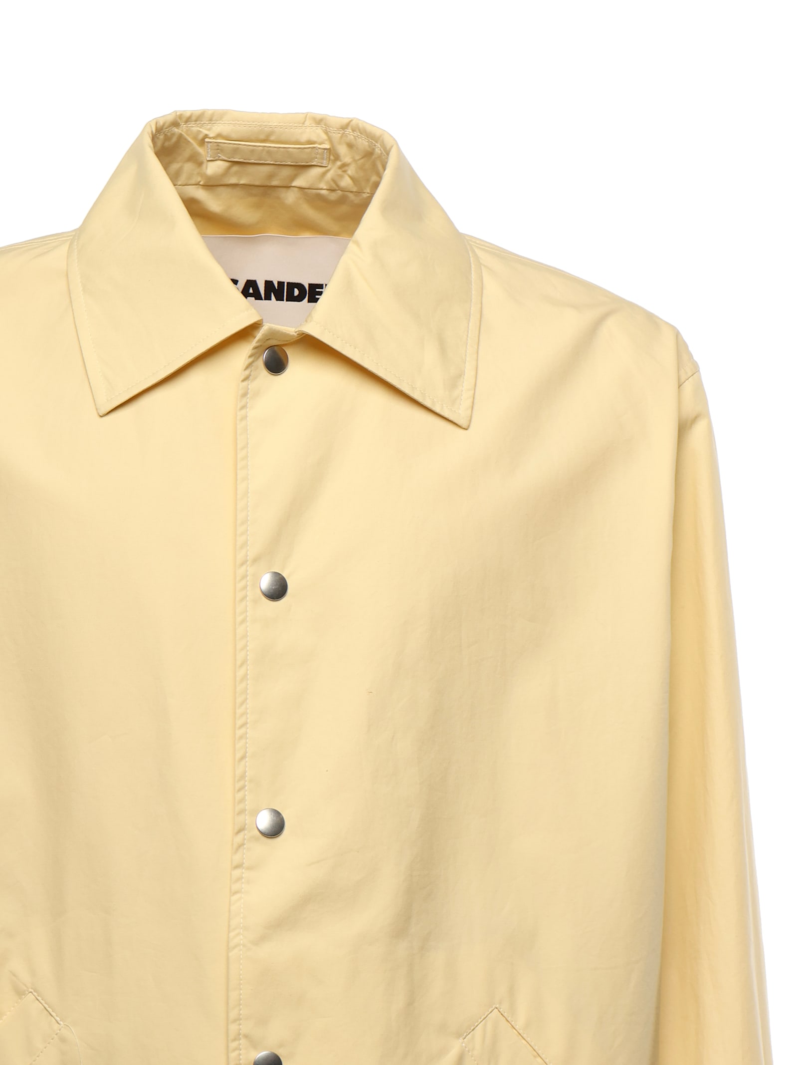 Jil Sander Logo Printed Long-sleeved Jacket