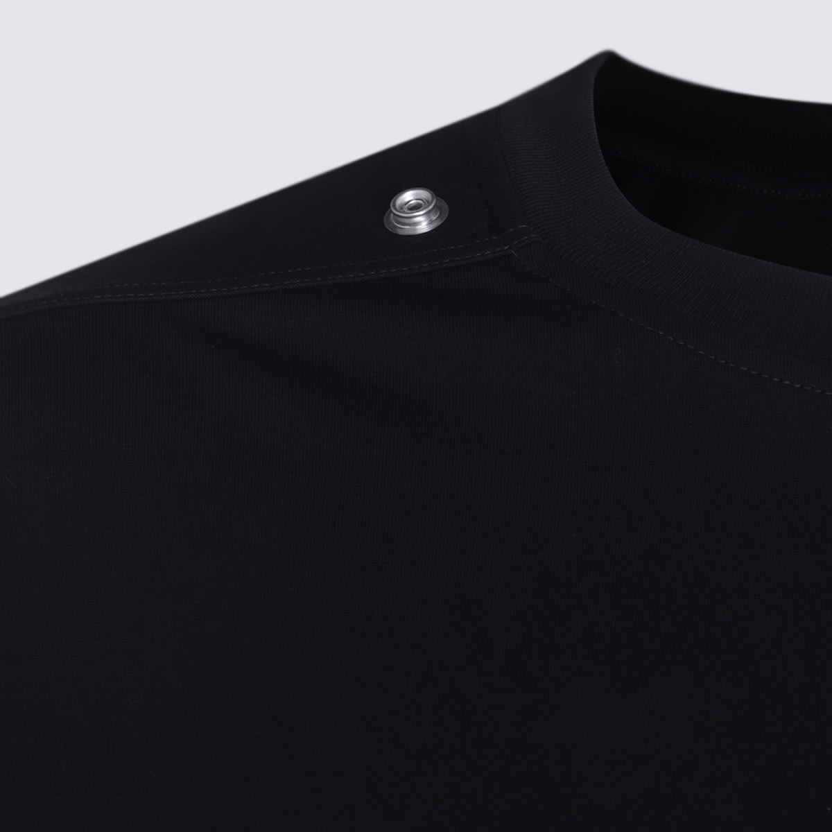 Rick Owens Black Cotton Tommy T T-shirt In Black