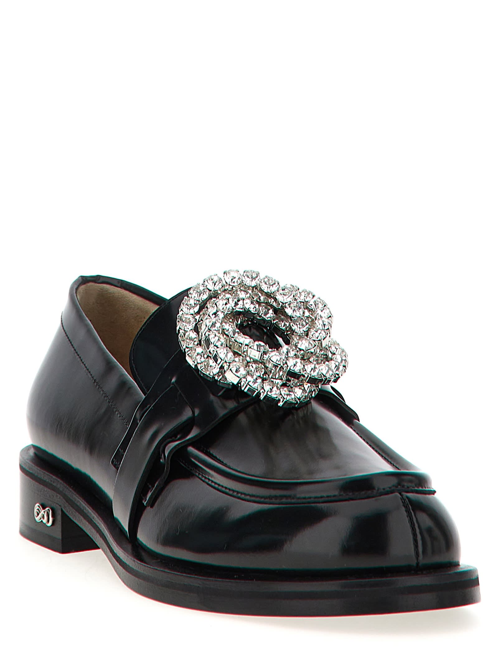 Shop Mach &amp; Mach Galaxy Black Loafers