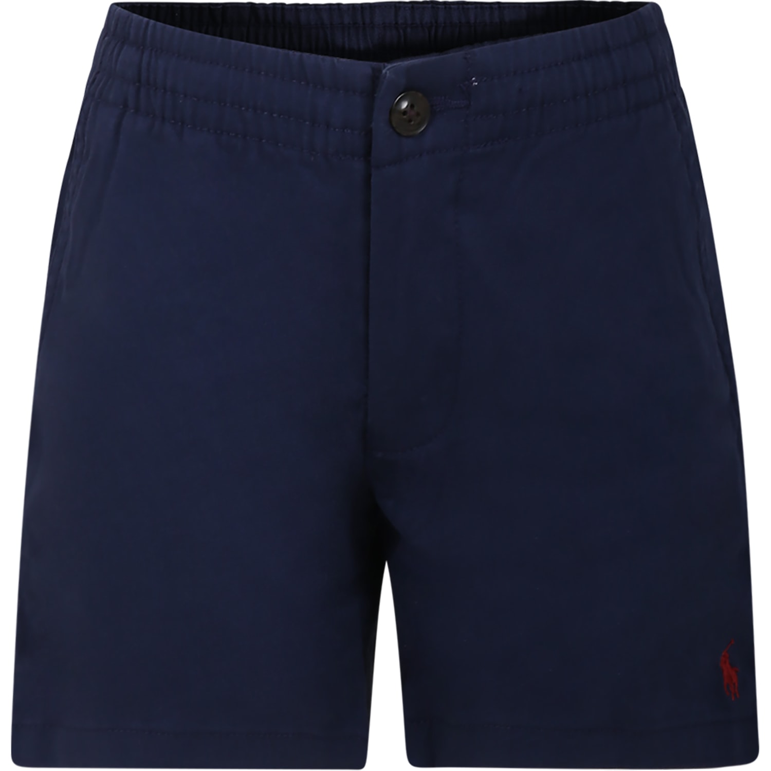 Ralph Lauren Kids' Blue Shorts For Boy With Pony