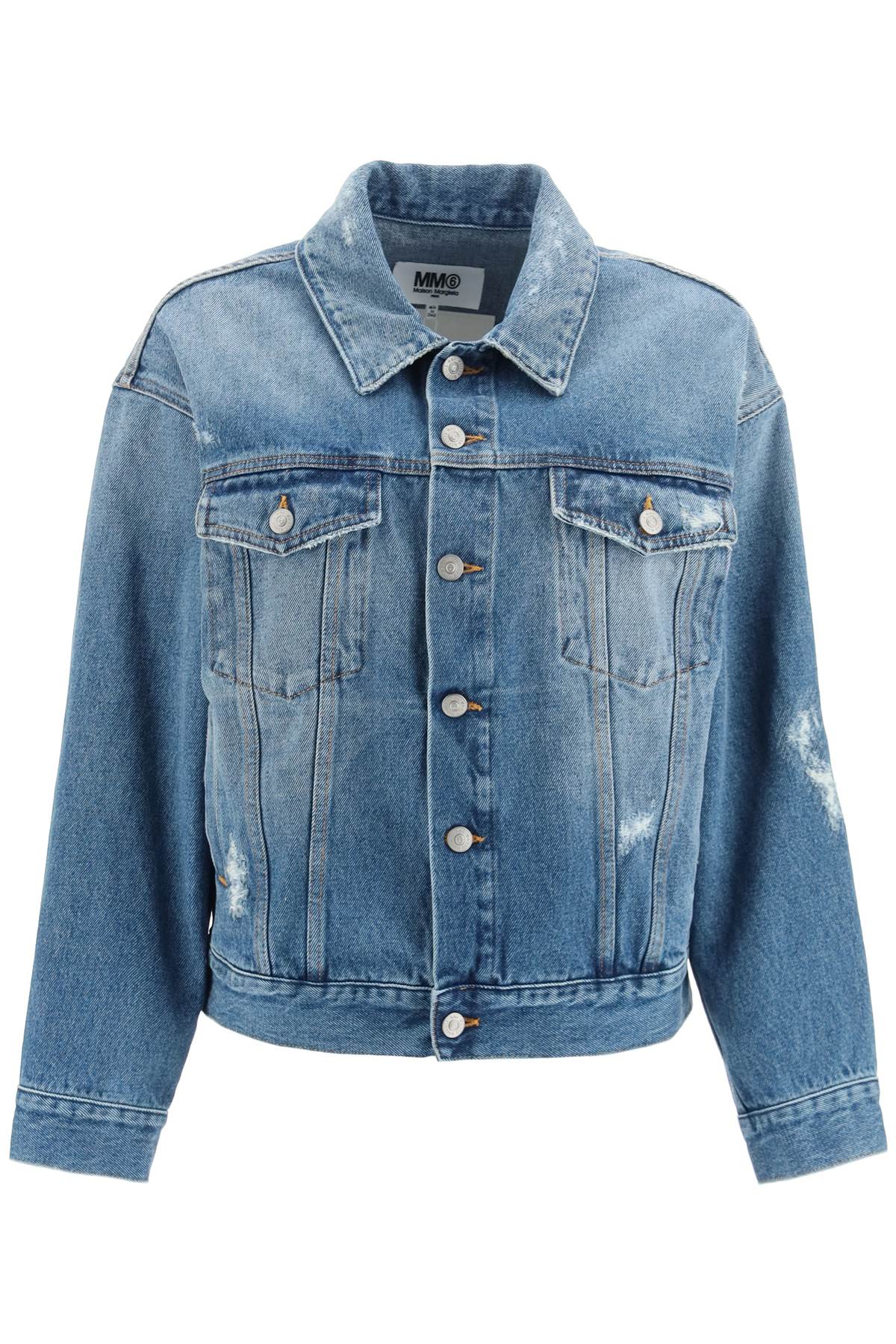MM6 MAISON MARGIELA DISTRESSED DENIM JACKET