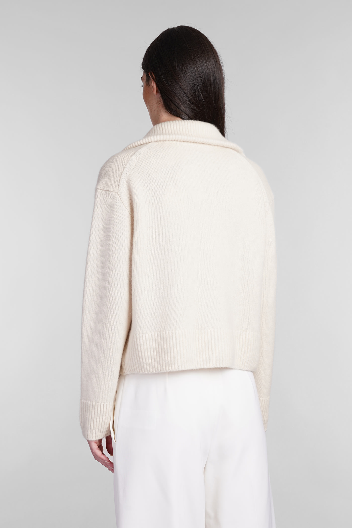 Shop Simkhai Andes Knitwear In Beige Cashmere