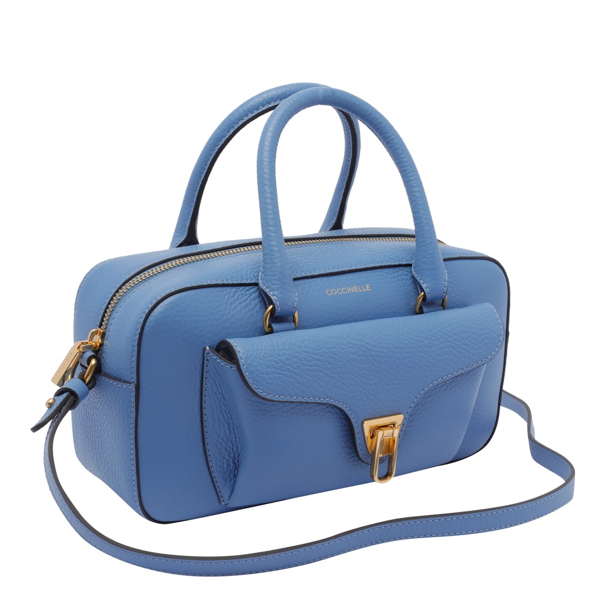 Shop Coccinelle Soft Beat Handbag In Blue