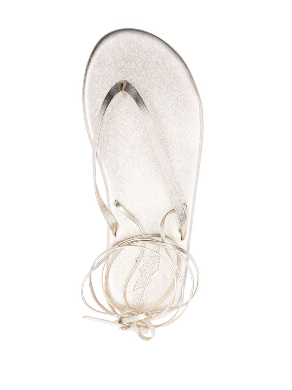 Shop Ancient Greek Sandals Sahara Flip Flop Sandal In All Platinum