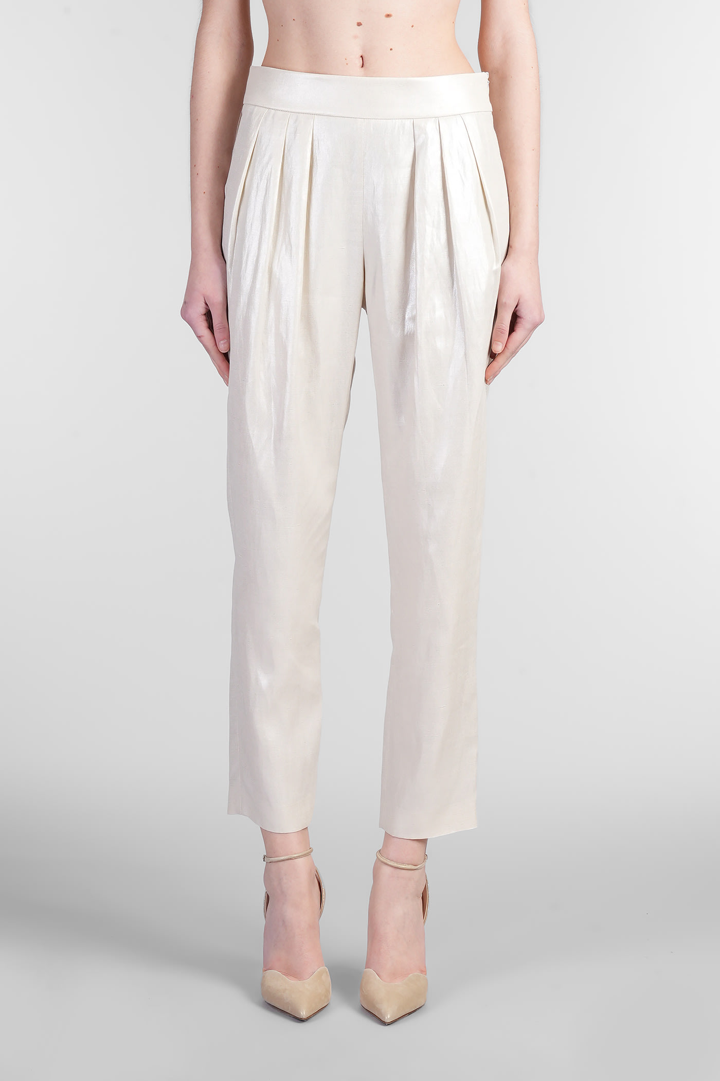 Pants In Viscose - Giorgio Armani - Modalova