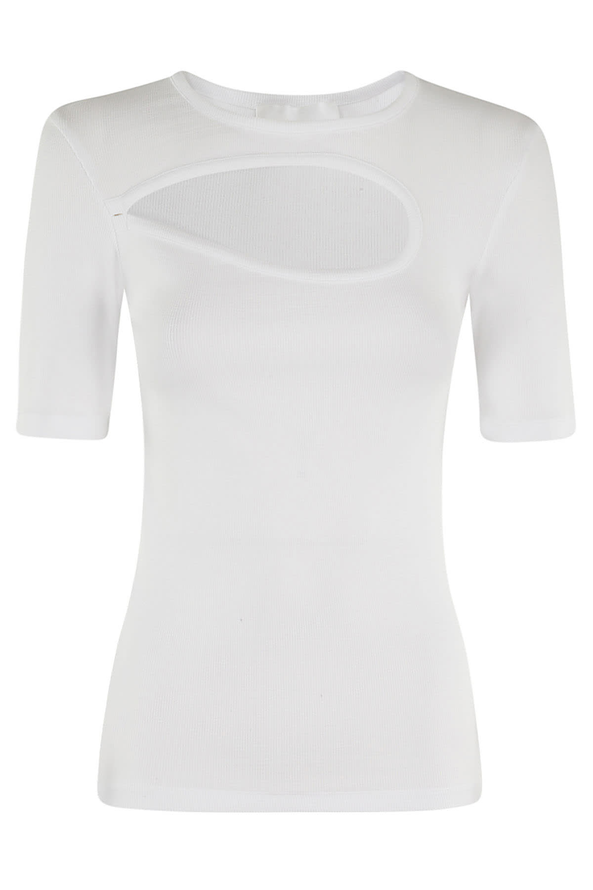 Remain Birger Christensen Jersey Short Sleeve T Shirt In White