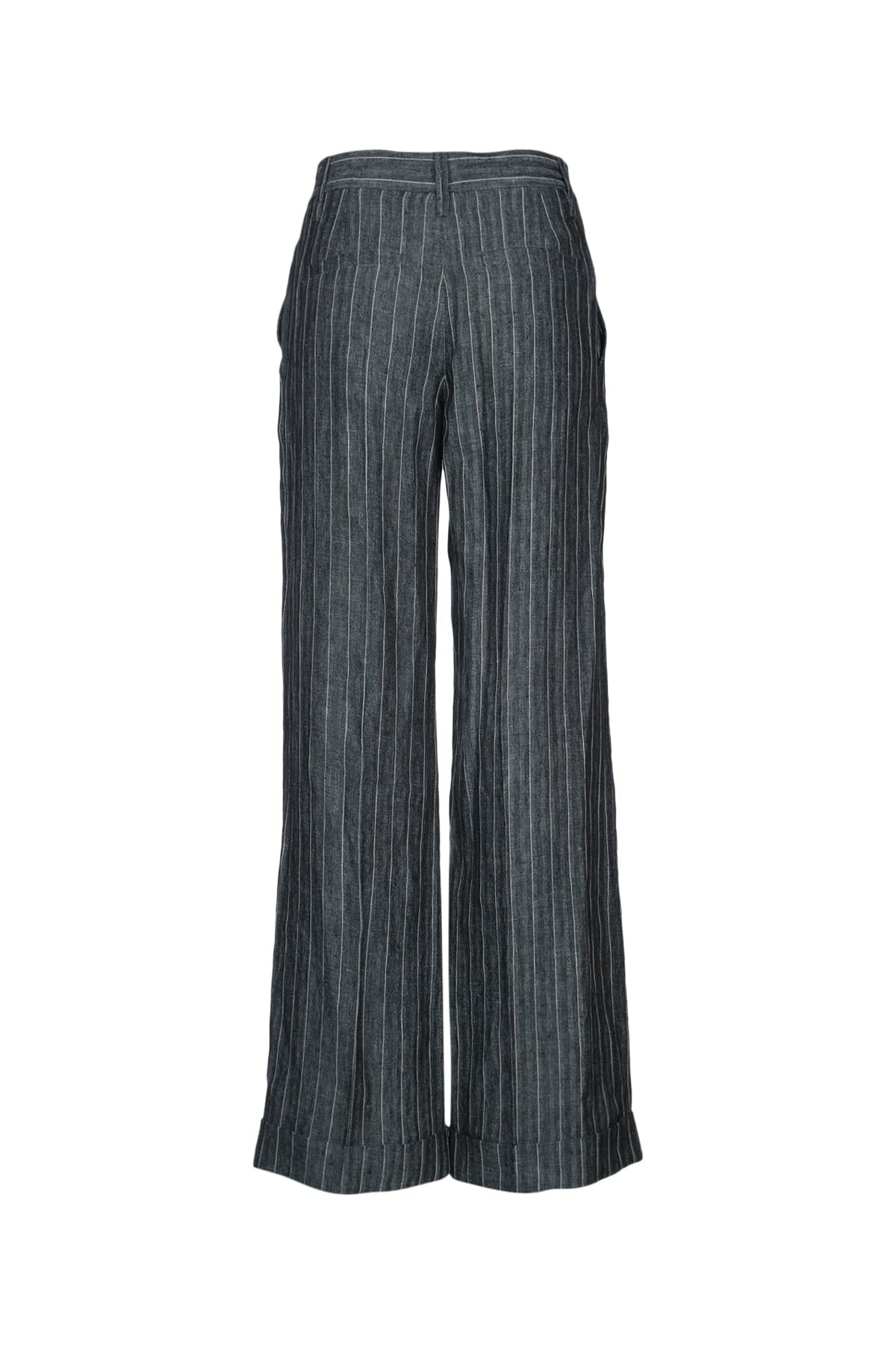 Brunello Cucinelli Grey Linen Trousers