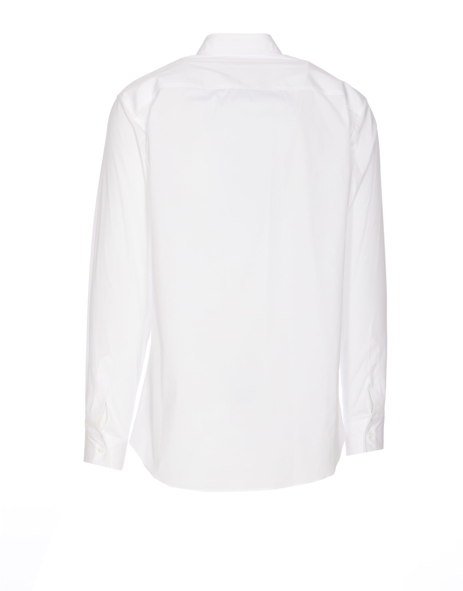 Dsquared2 Poplin Cotton Shirt With Spread Collar