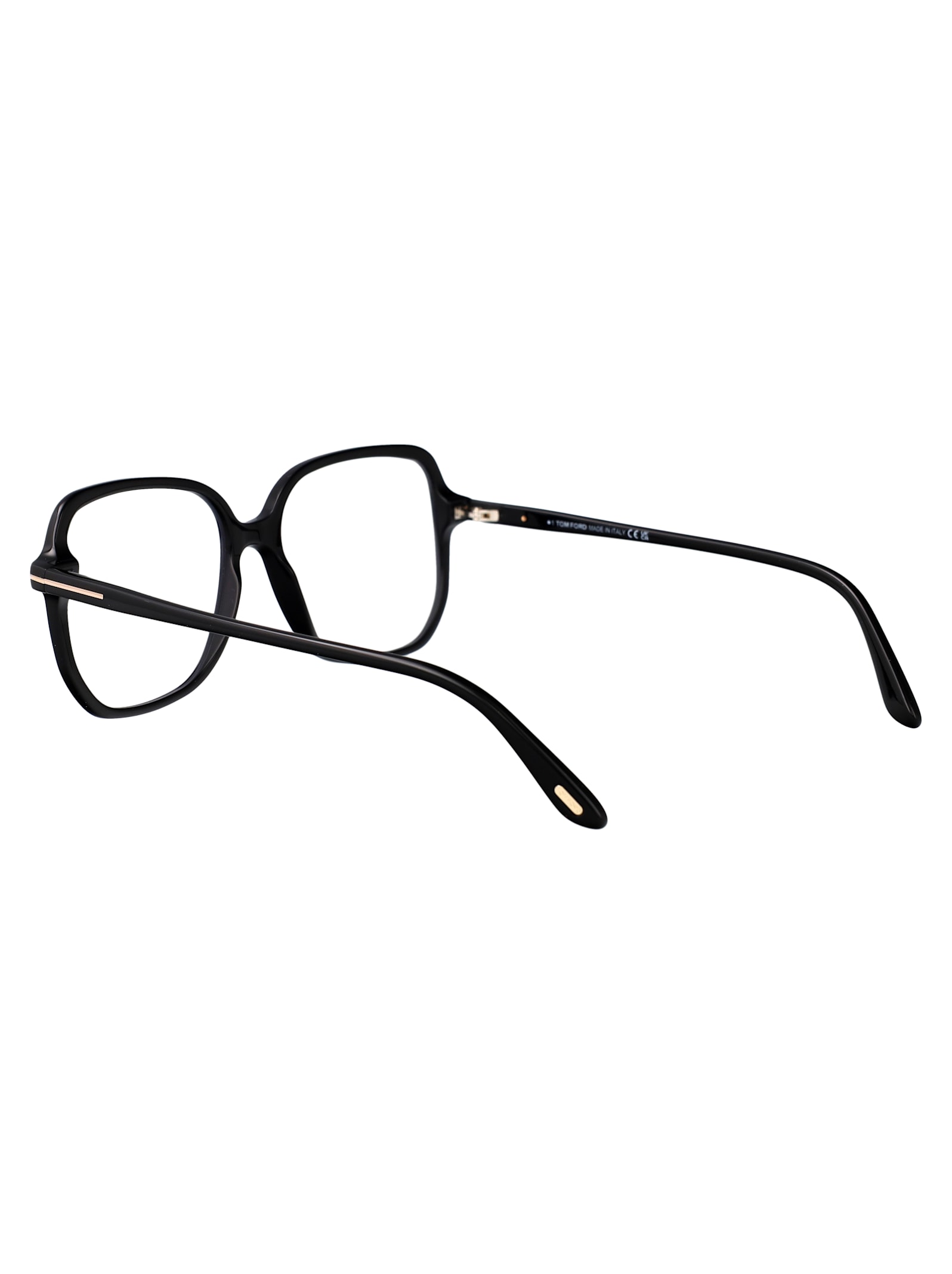 Shop Tom Ford Ft5578-b Glasses In 001 Nero Lucido