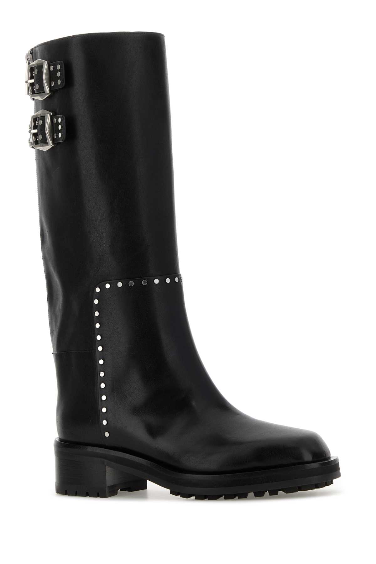 Jimmy Choo Buckle-decorated Knee-high Boots In Multi