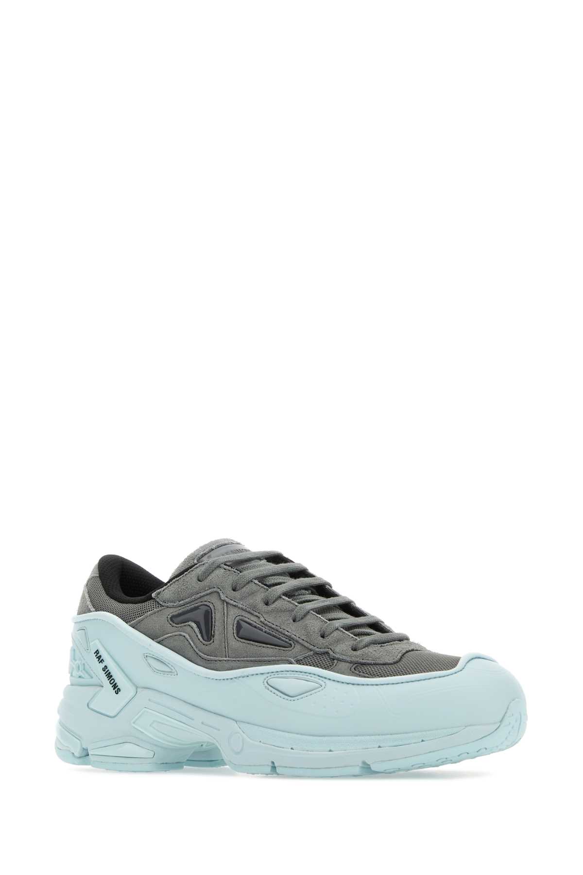 Raf Simons Two-tone Pharaxus Sneakers In Greyquill