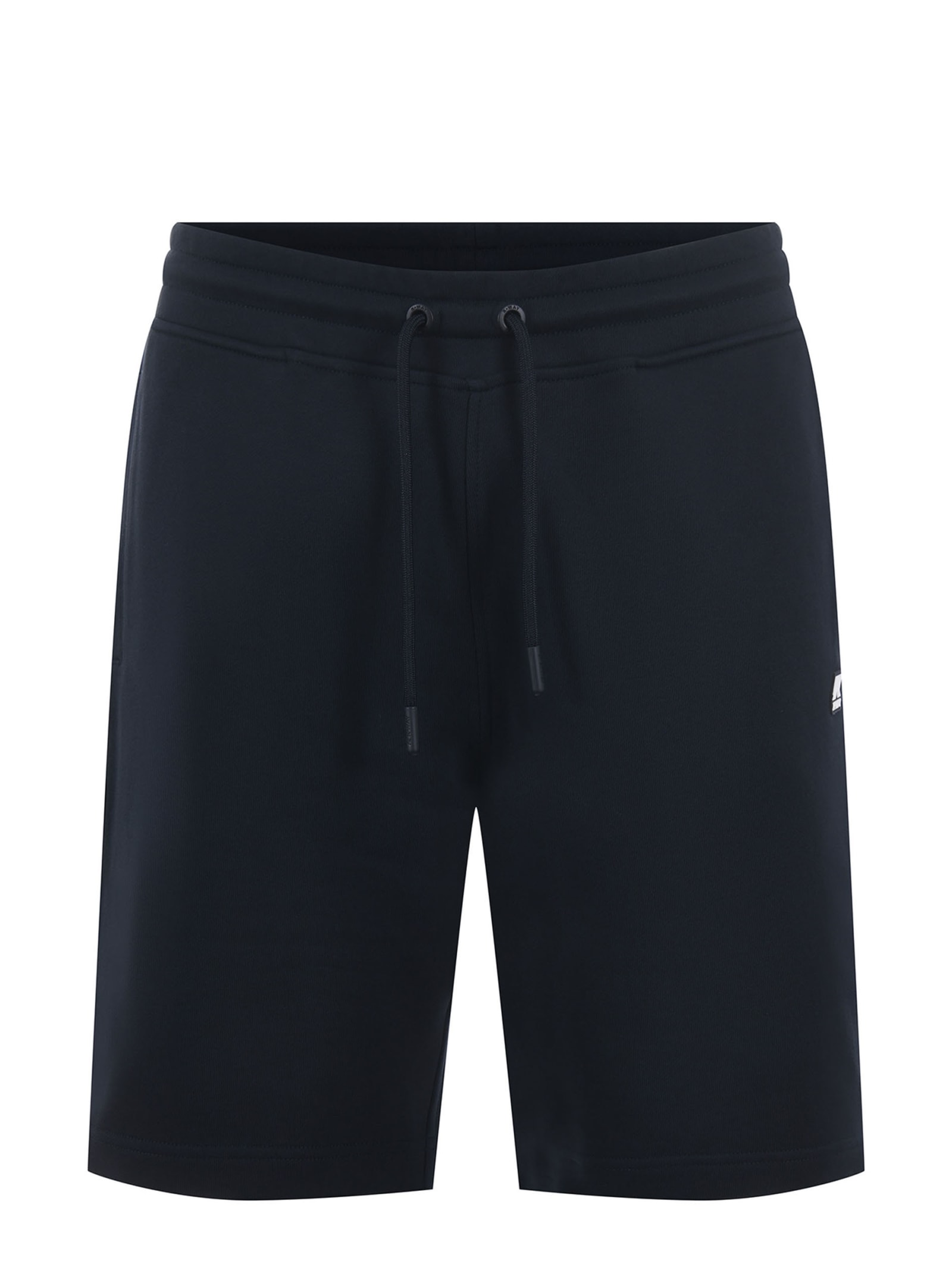 Shop K-way Shorts In Blu Scuro