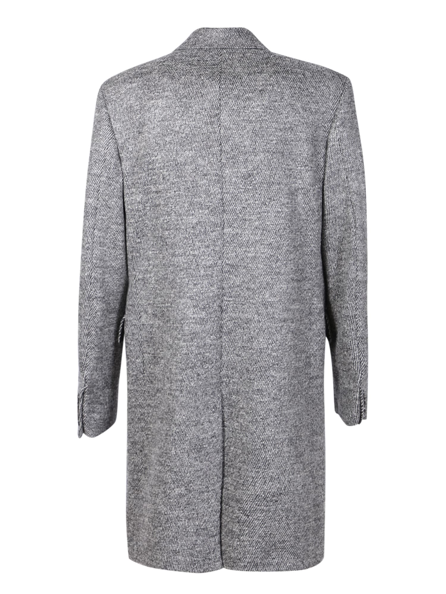 Shop Dolce & Gabbana Re-edition 1997 Coat In Grey