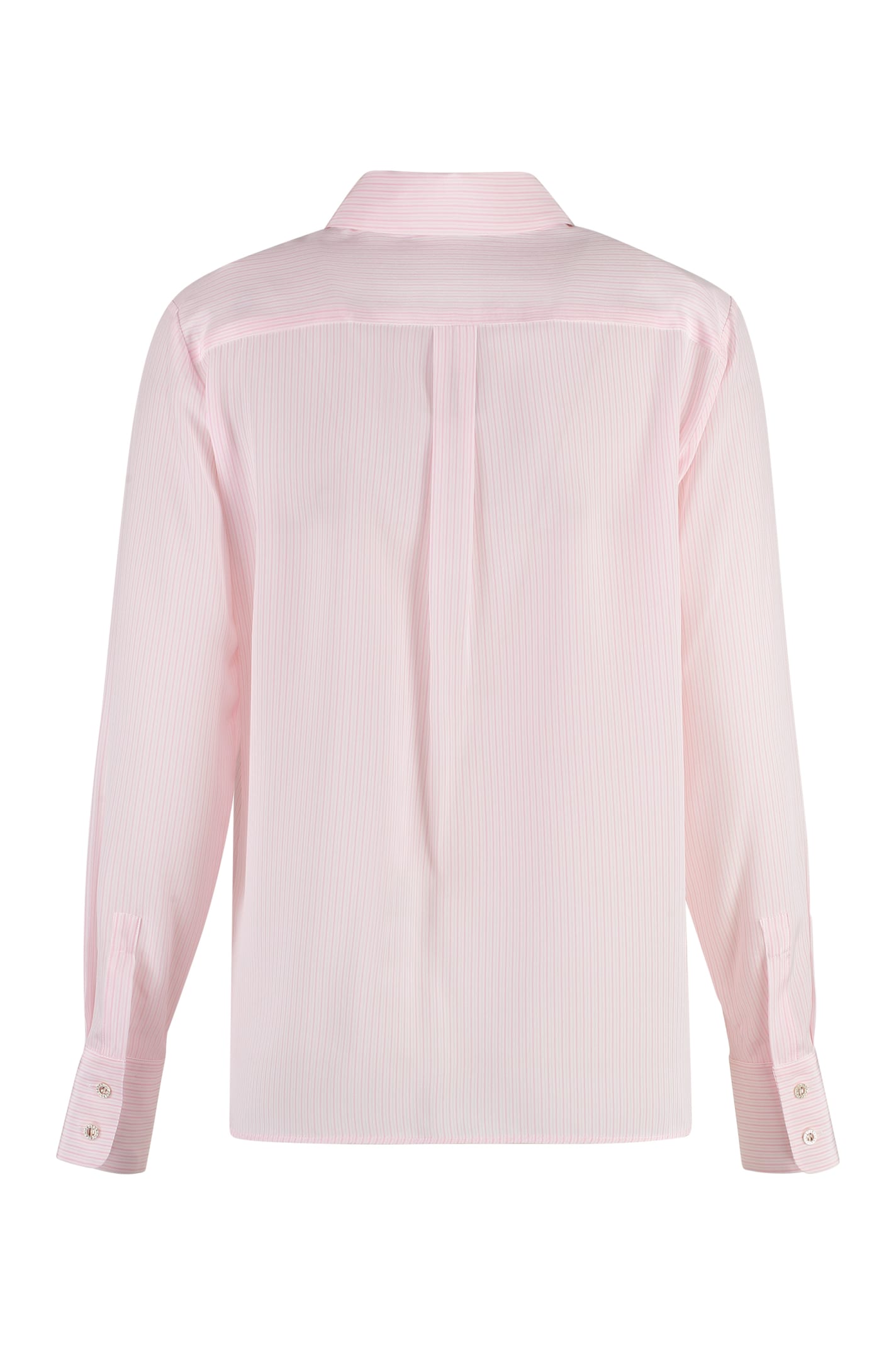 Shop Max Mara Gong Striped Shirt In Pink