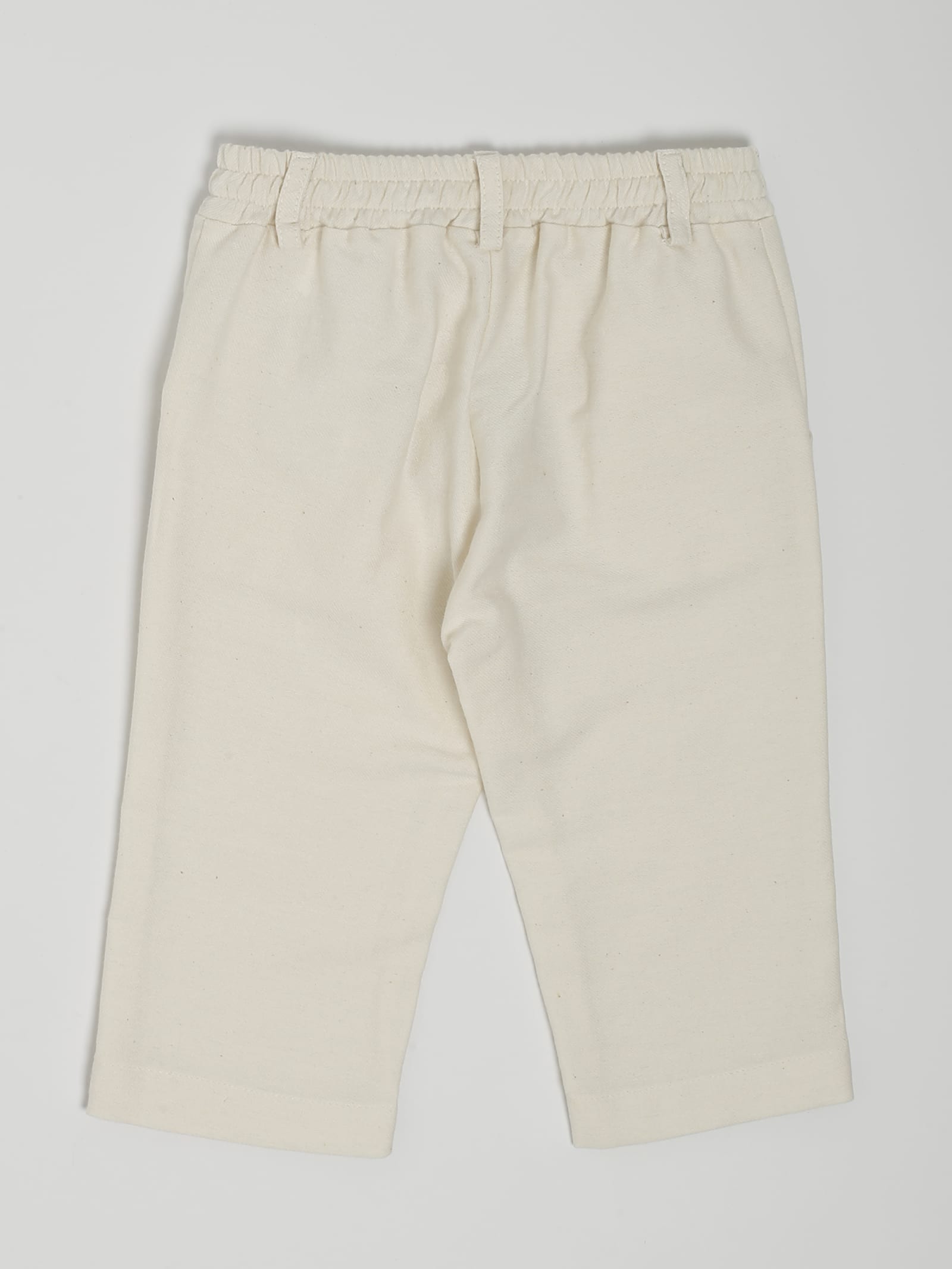 Shop Lebebé Trousers Trousers In Bianco