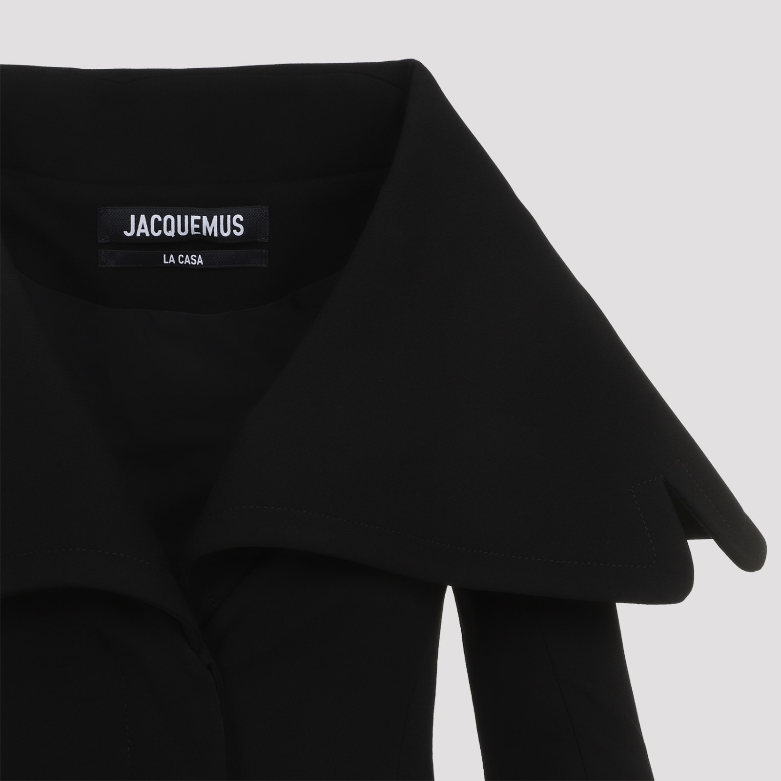 Shop Jacquemus La Veste Jacket In Black