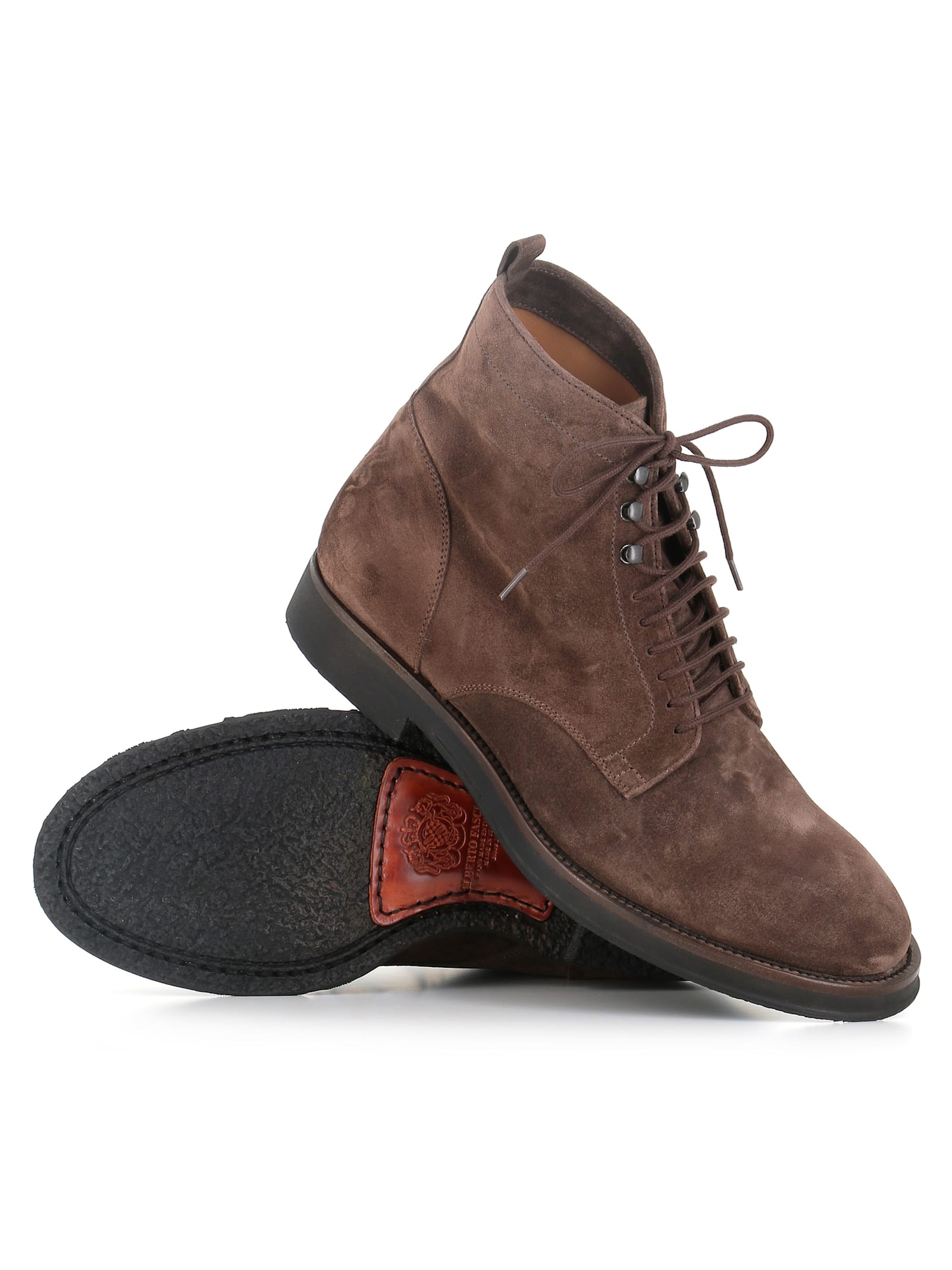 Alberto Fasciani Lace-up Boot Caleb 47055 In Brown