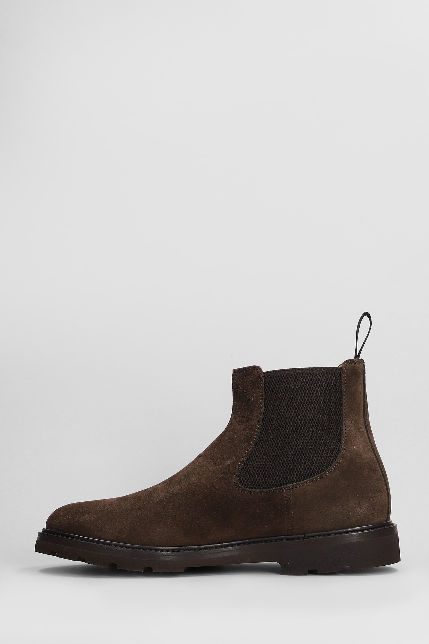 Shop Henderson Baracco Ankle Boots In Brown Suede