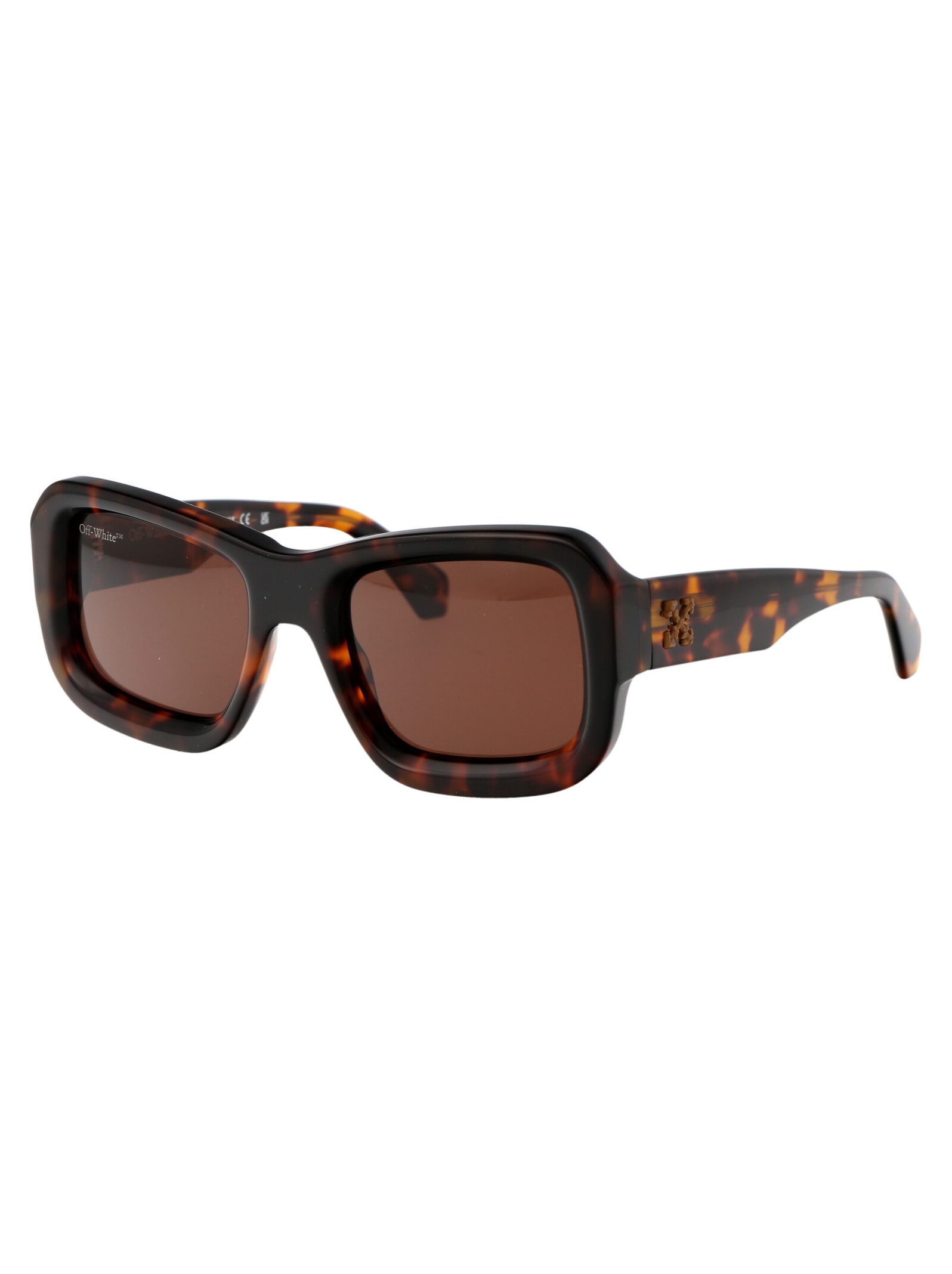 Off-white Austin Square-frame Sunglasses In Brown
