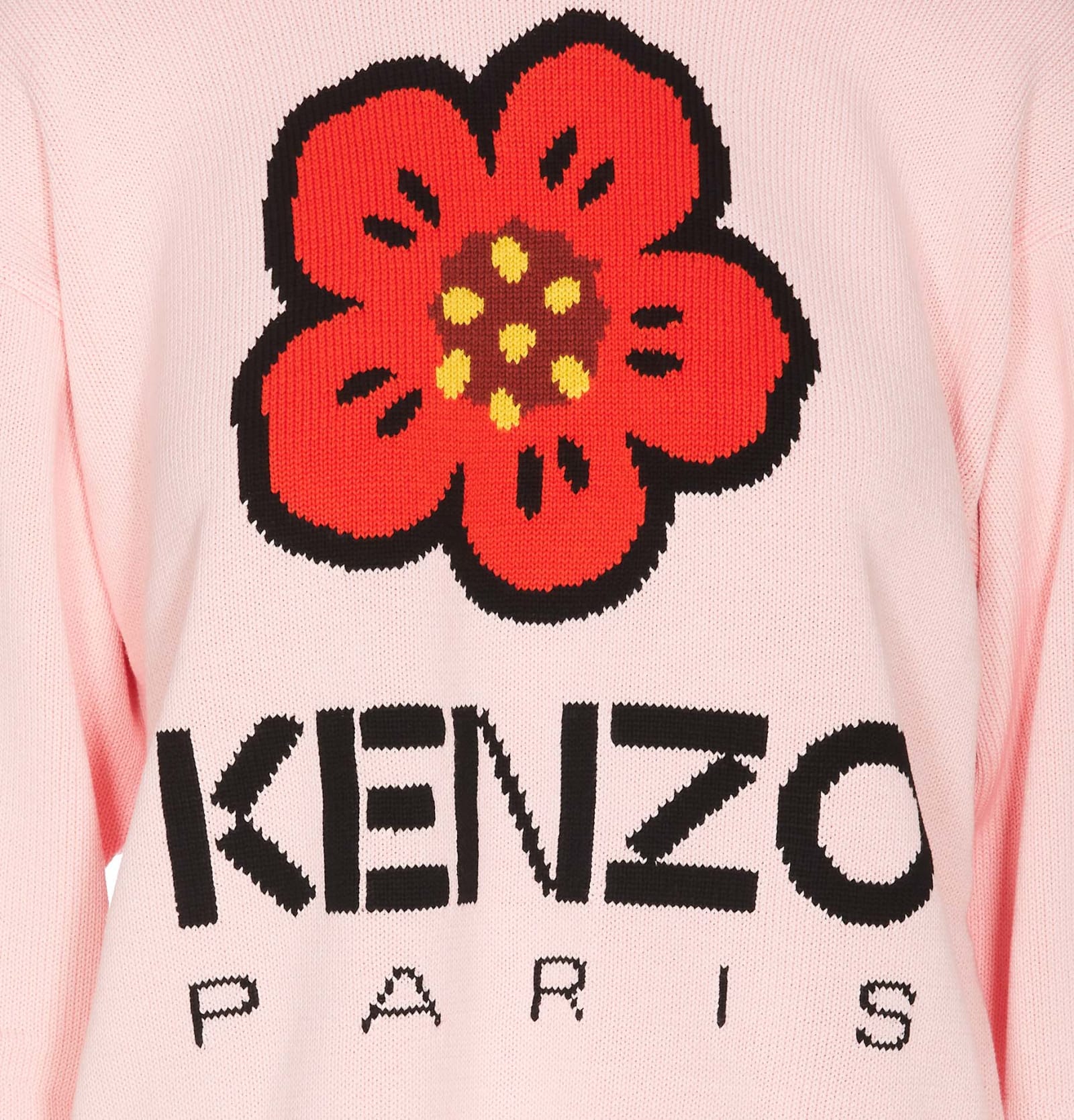 Shop Kenzo Boke Placed Sweater In Pink