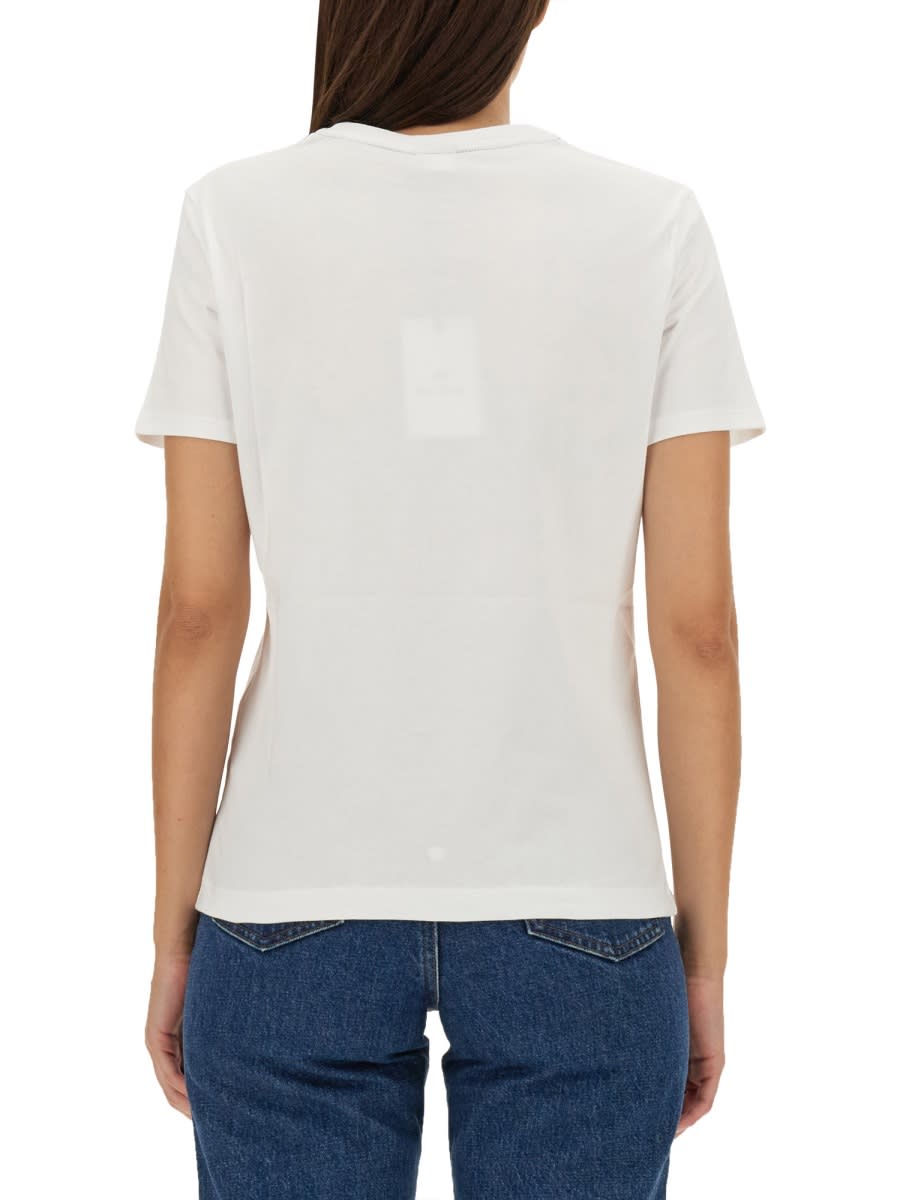 Shop Ps By Paul Smith T-shirt With Logo Patch In White