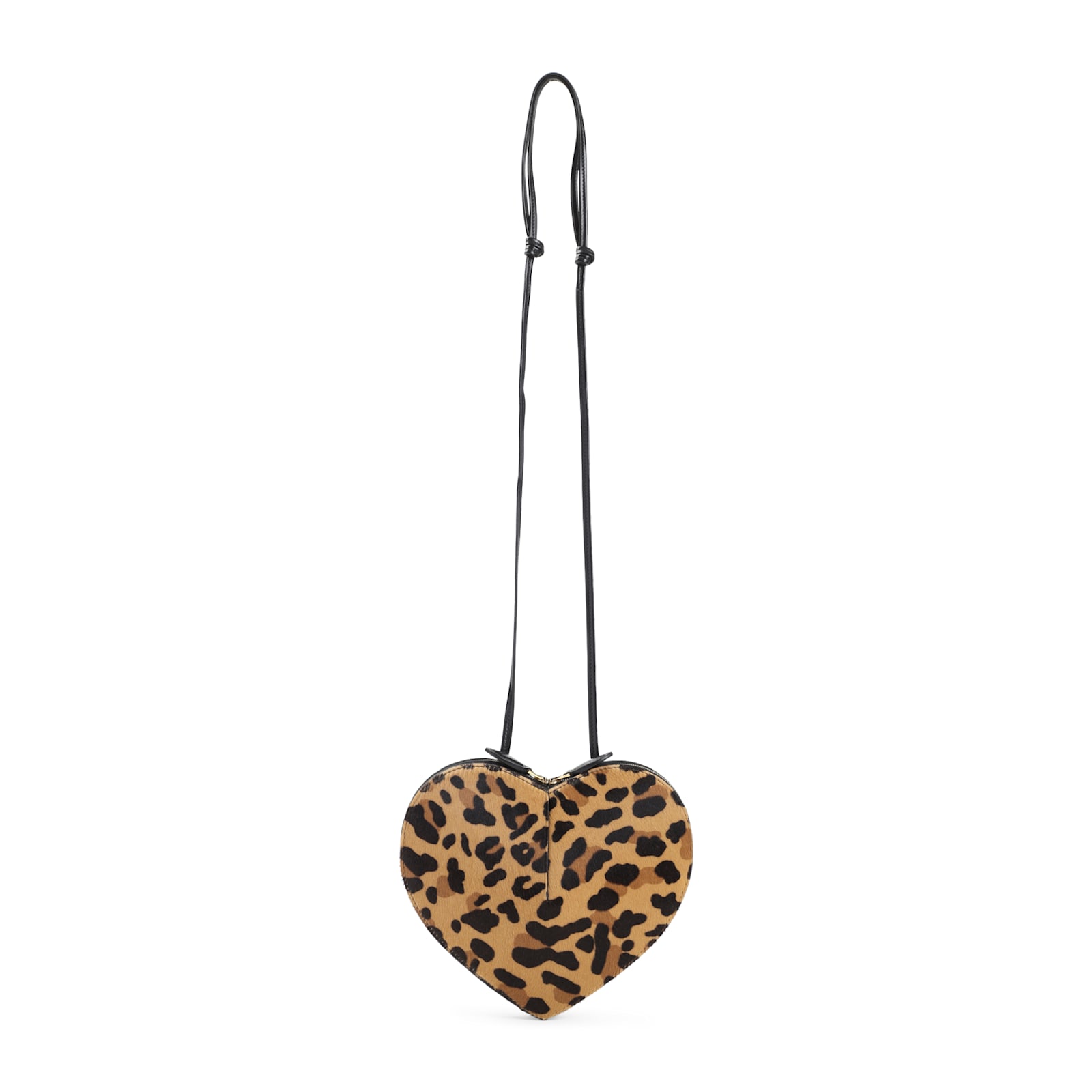 Alaïa Le Coeur Leopard Shoulder Bag Women In Brown