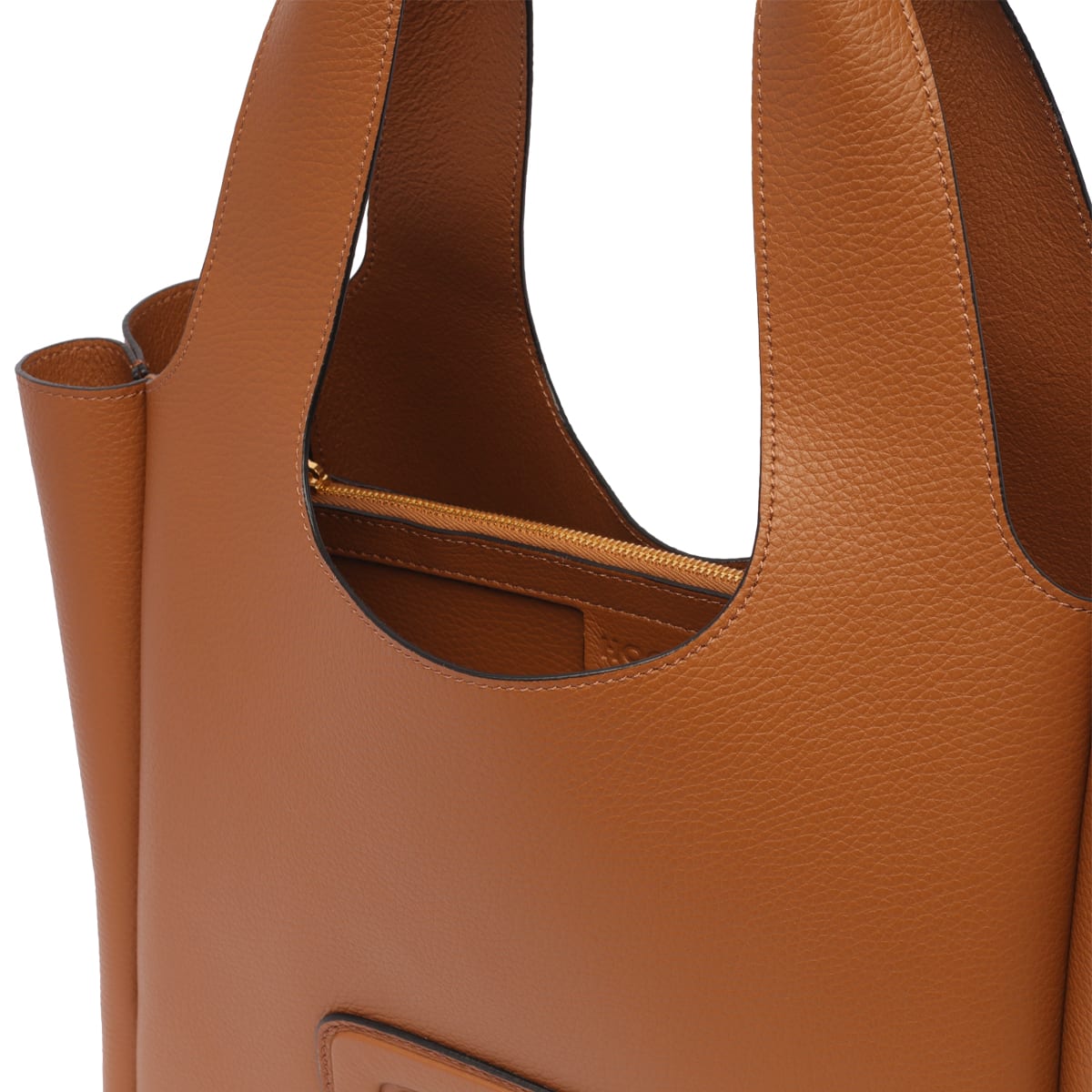 Shop Hogan Medium H-bag Shoulder Bag In Brown