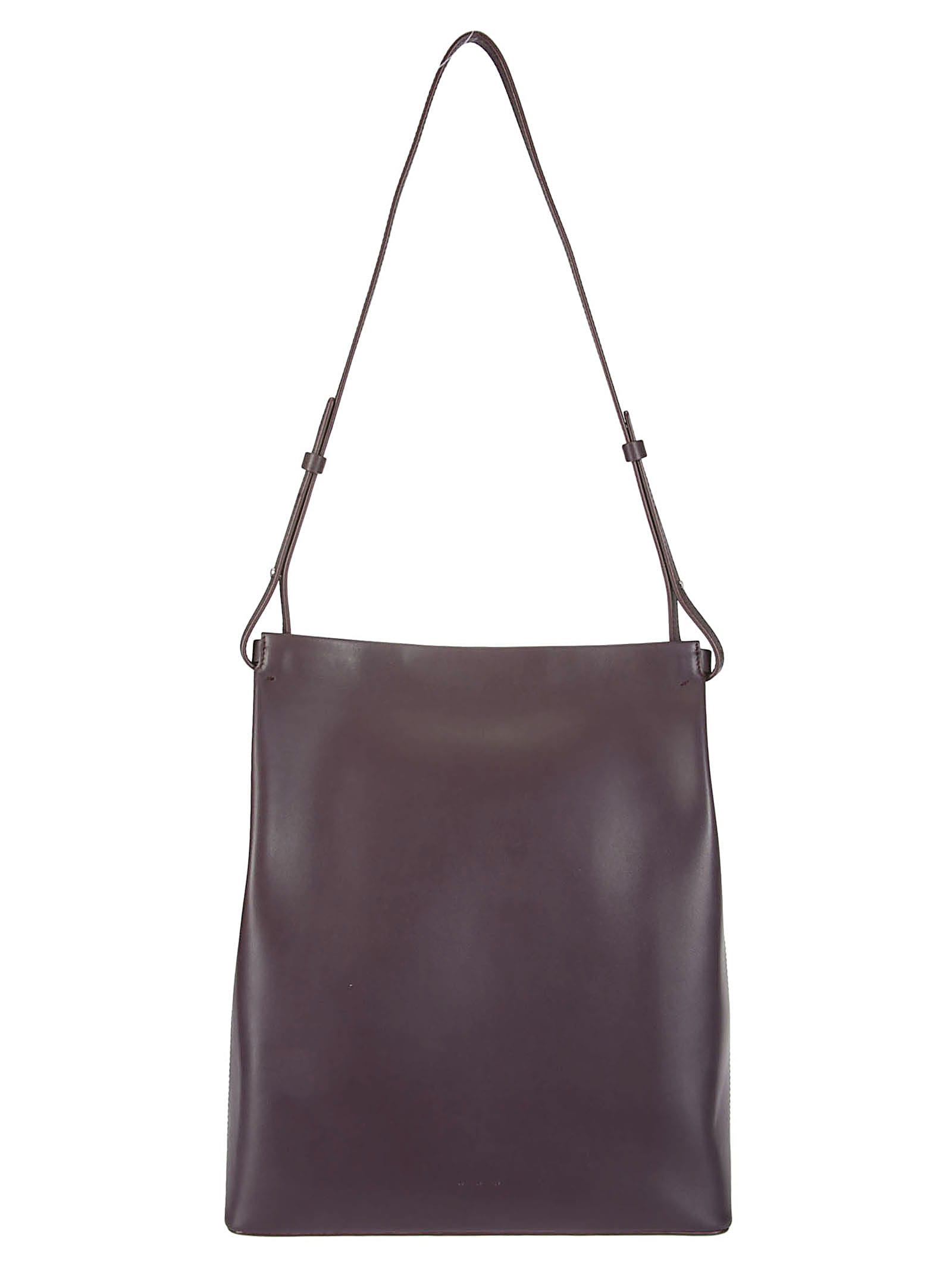 Demi Lune leather bucket bag – Lady Selection Inc
