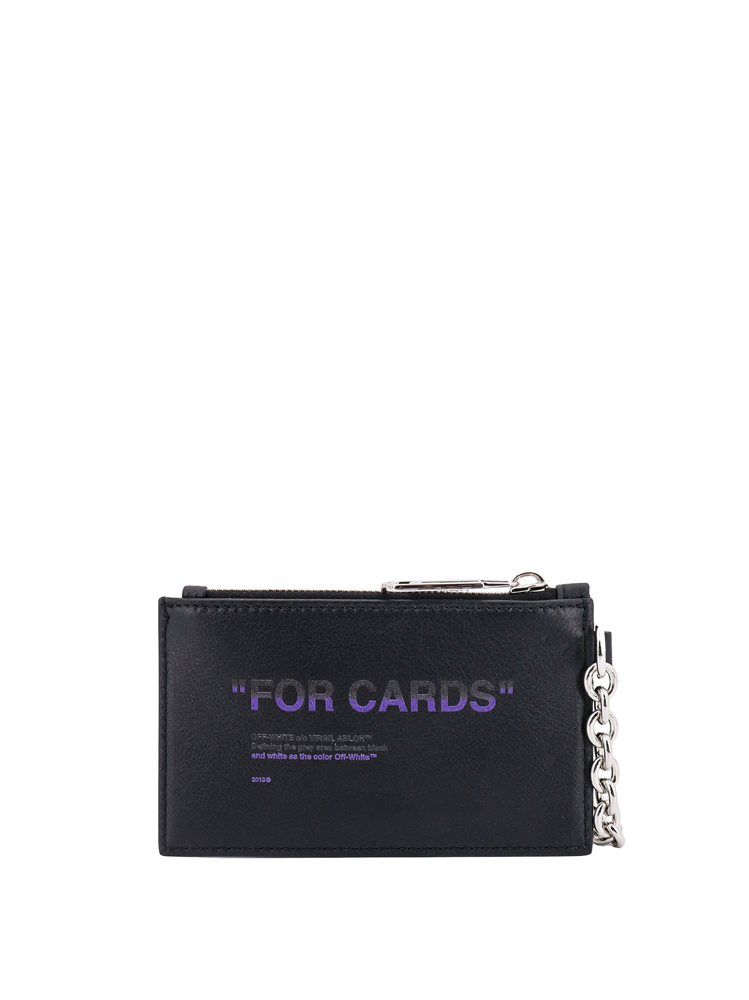 Shop Off-white Coin Purse In Black