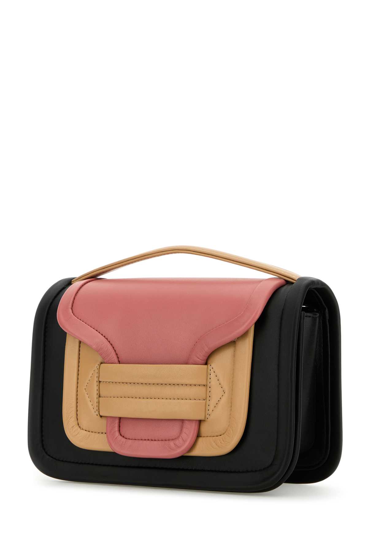 Pierre Hardy Multicolor Leather Alpha Maxi Handbag In Blablubei