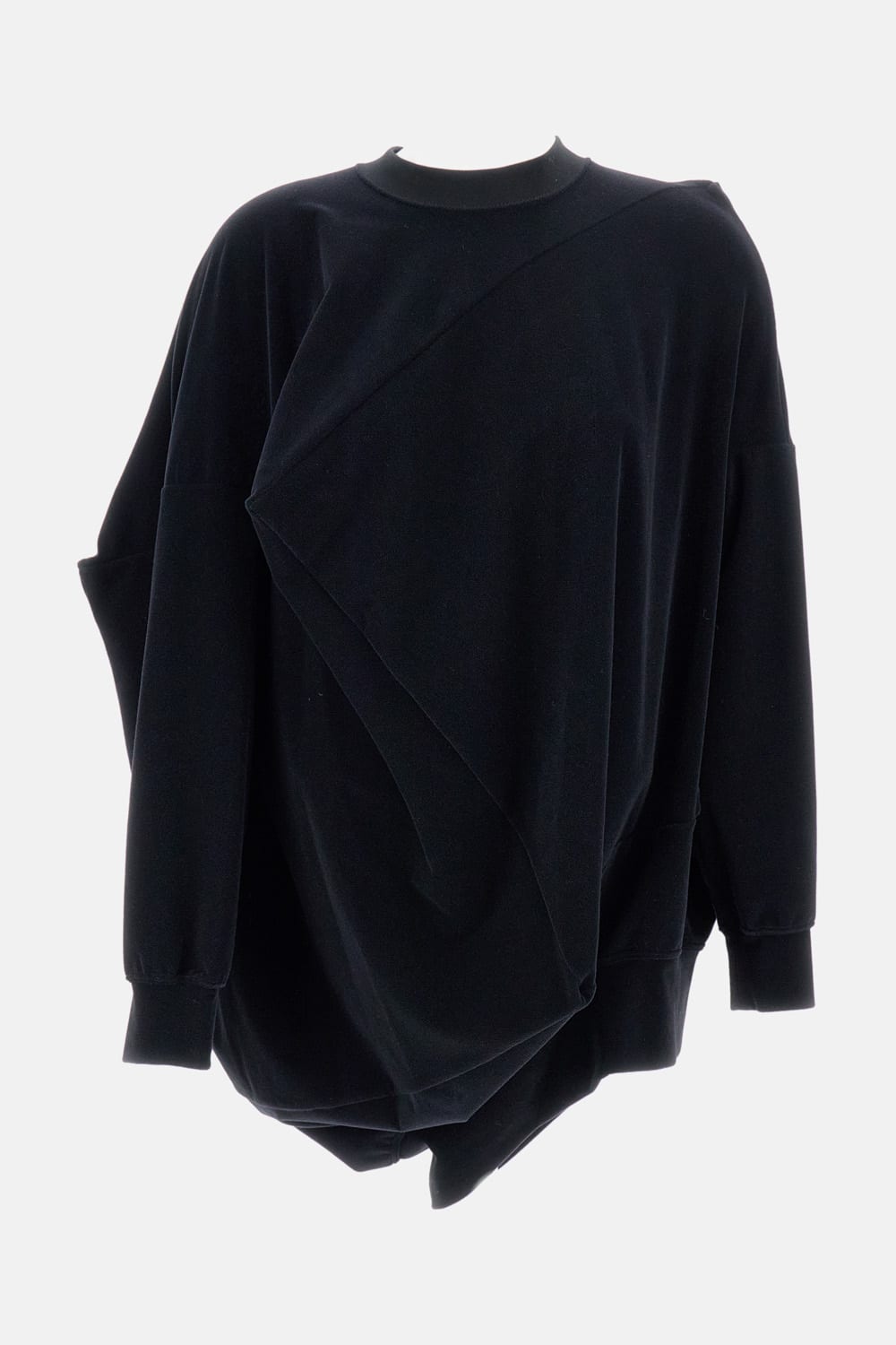 Junya Watanabe Asymmetrical Sweater In Black