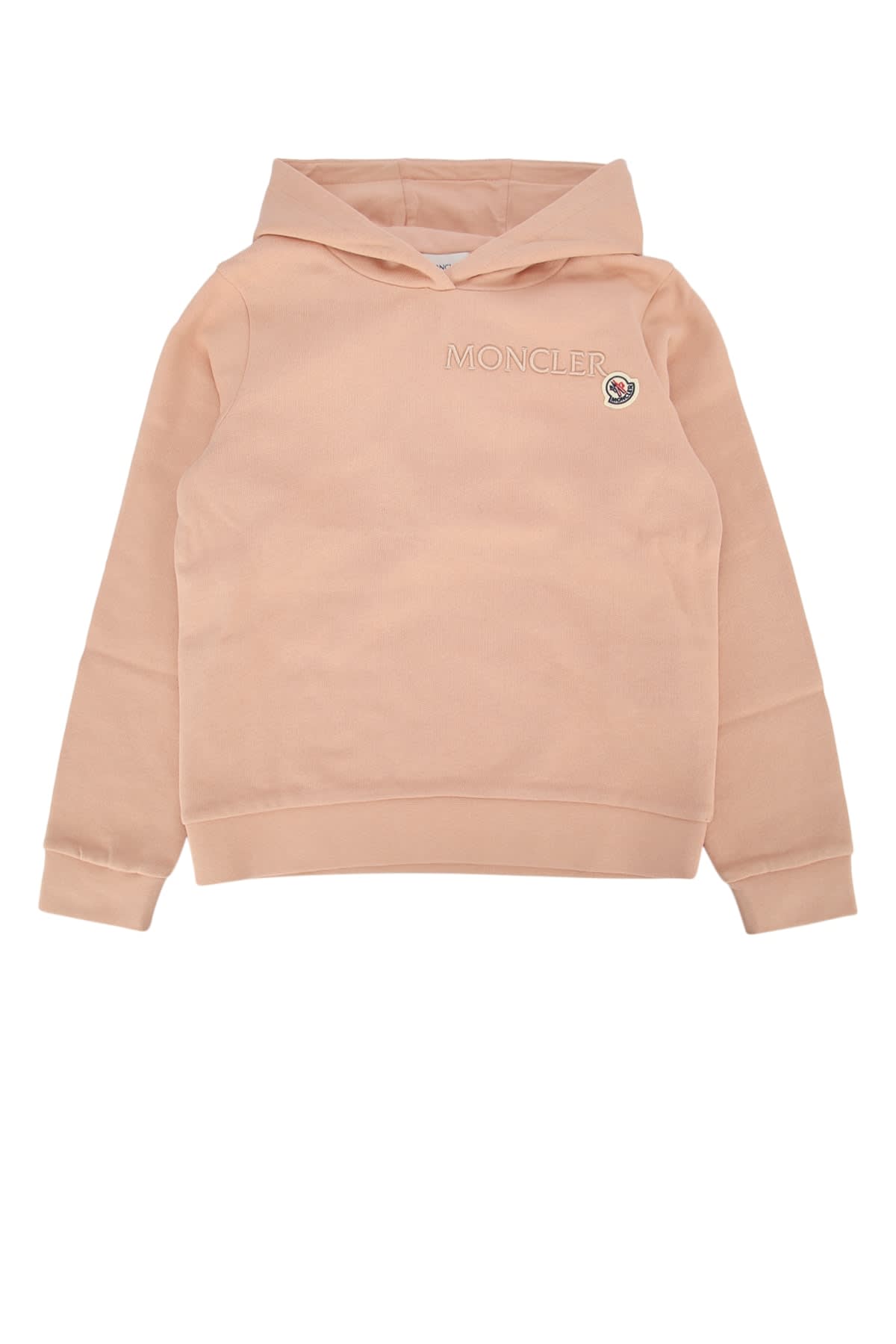 Moncler Kids Hoodie Sweater In Neutral