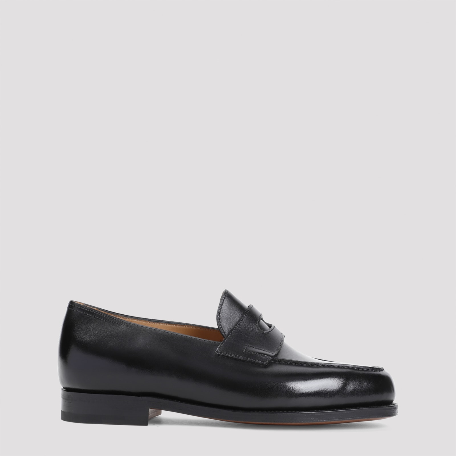 Shop John Lobb Lopez Loafers In R Black