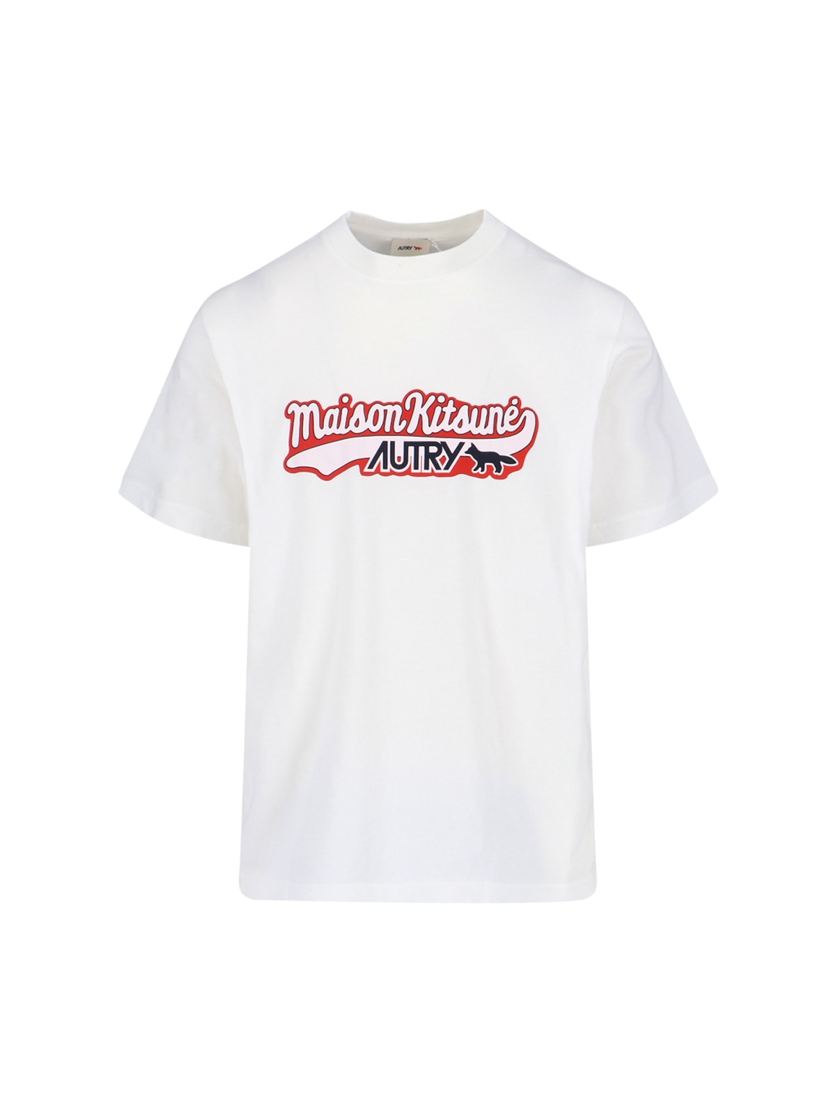 Autry Logo Printed T-shirt In White