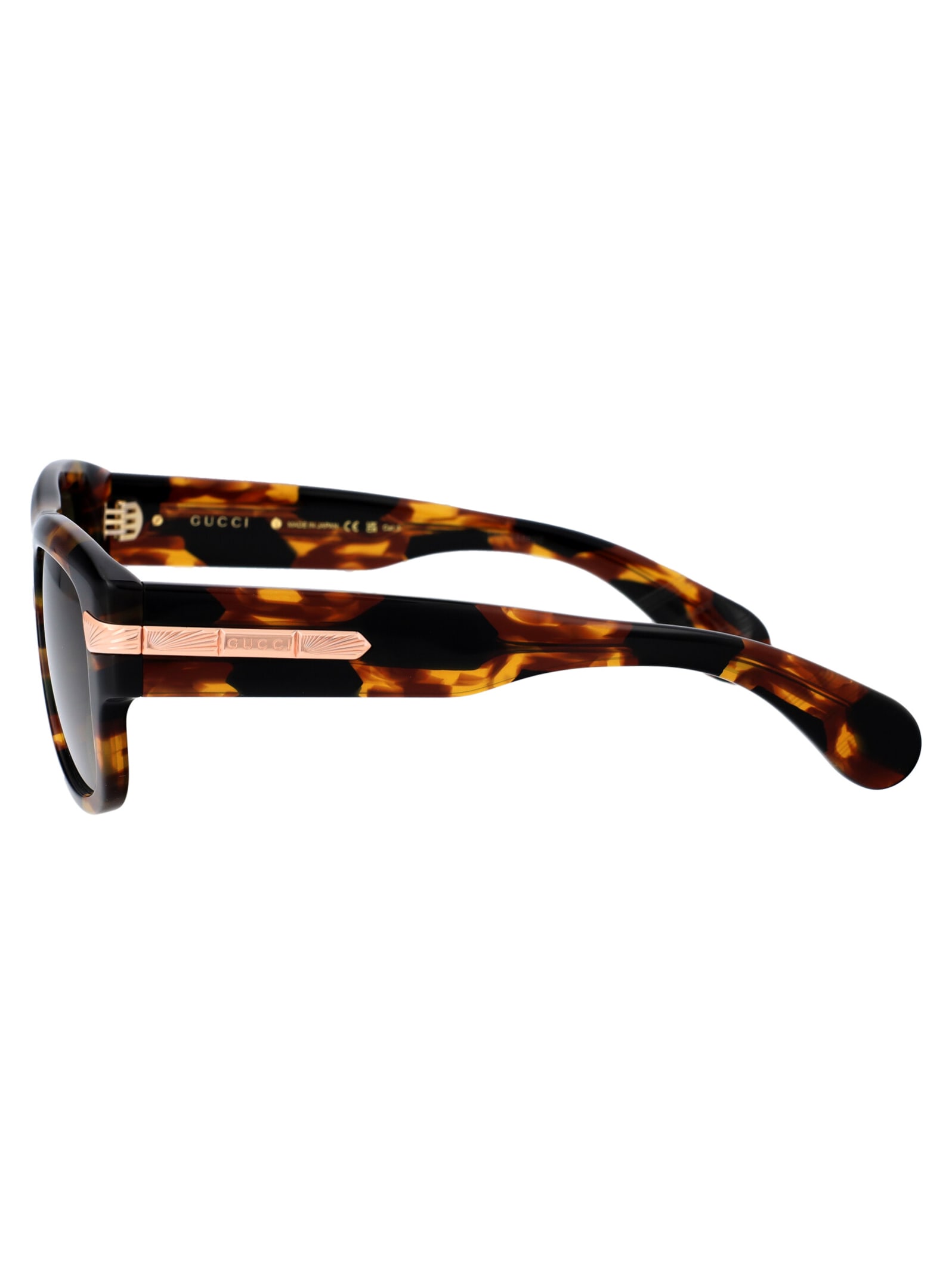 Shop Gucci Gg1517s Sunglasses In 003 Havana Havana Green