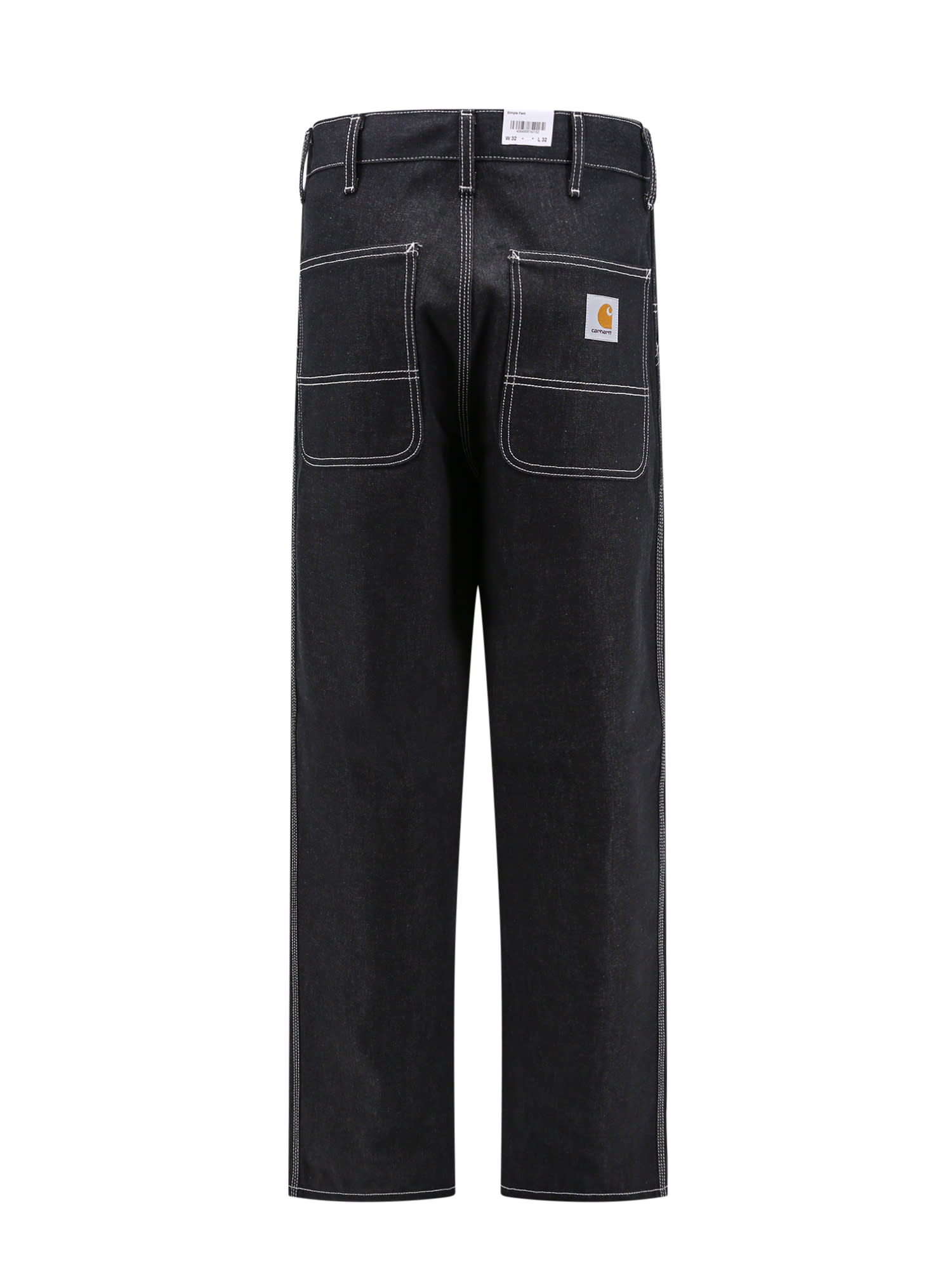 Shop Carhartt Simple Pant Trouser In Black