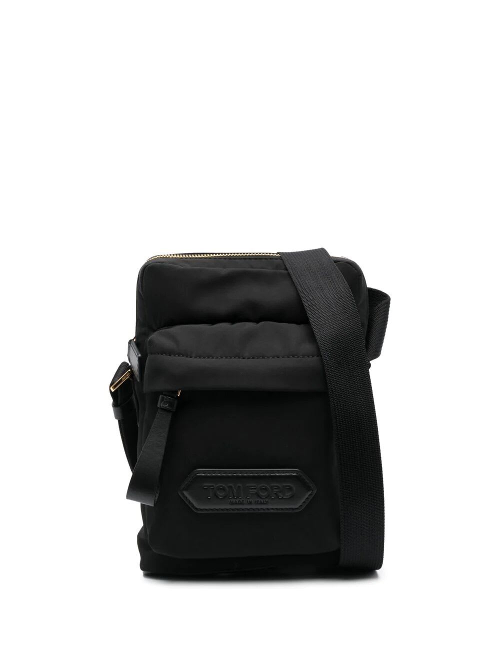 Shop Tom Ford Messenger Bag In Black