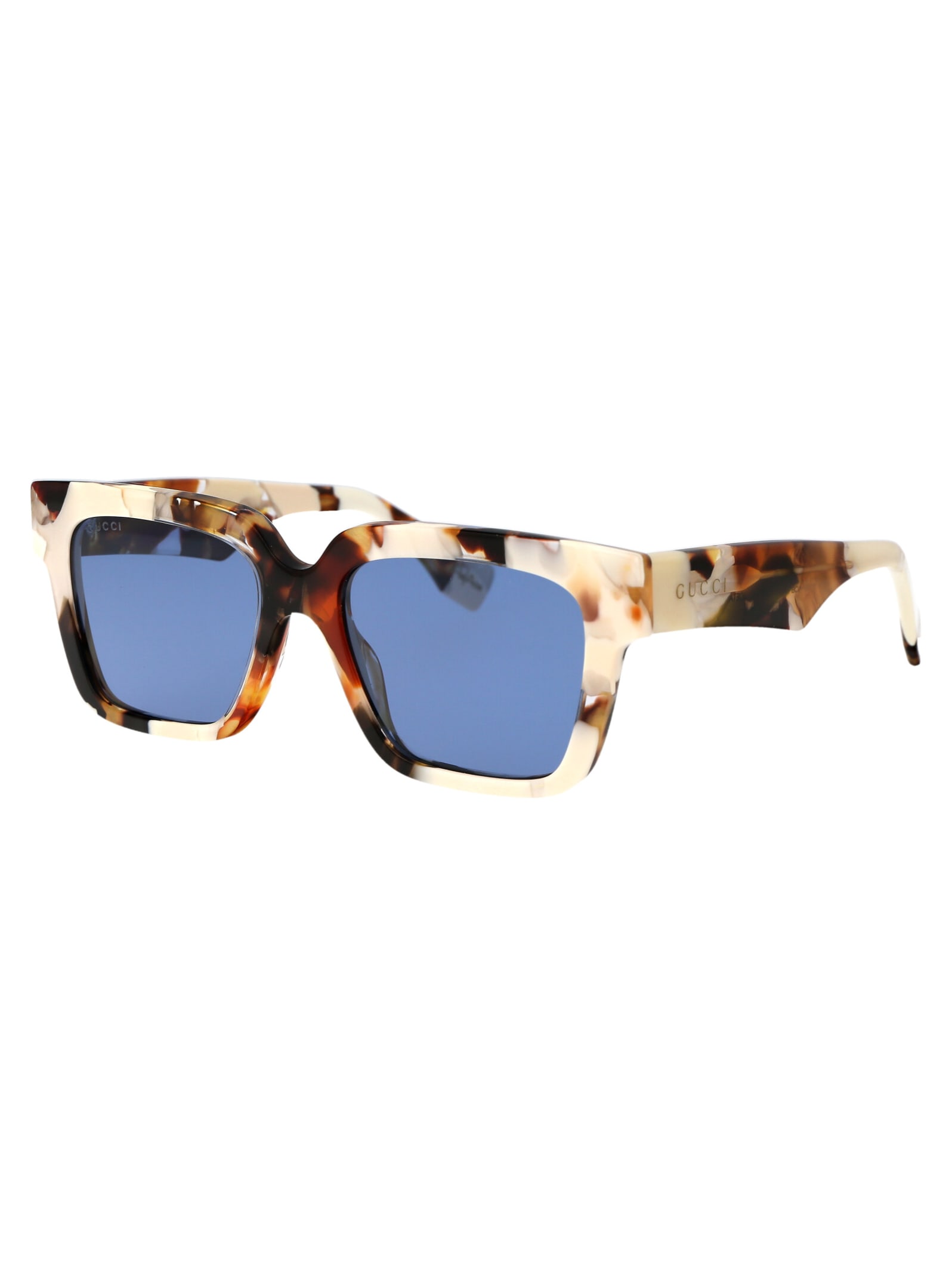 Shop Gucci Gg1626s Sunglasses In 001 Havana Havana Blue