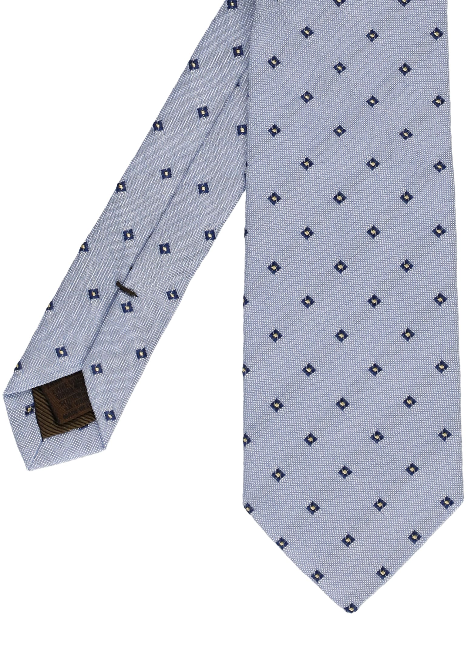 Shop Church's Silk And Wool Tie In Light Blue