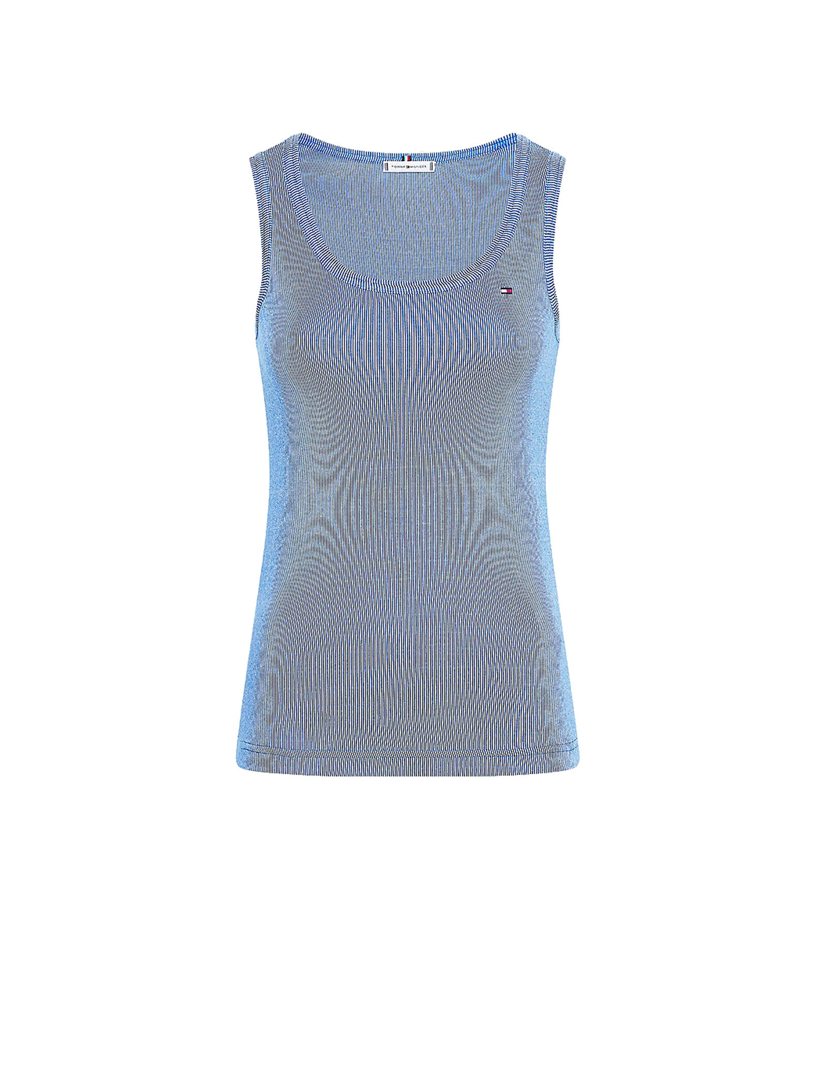 Tommy Hilfiger Tank Top In Light Blue Cotton
