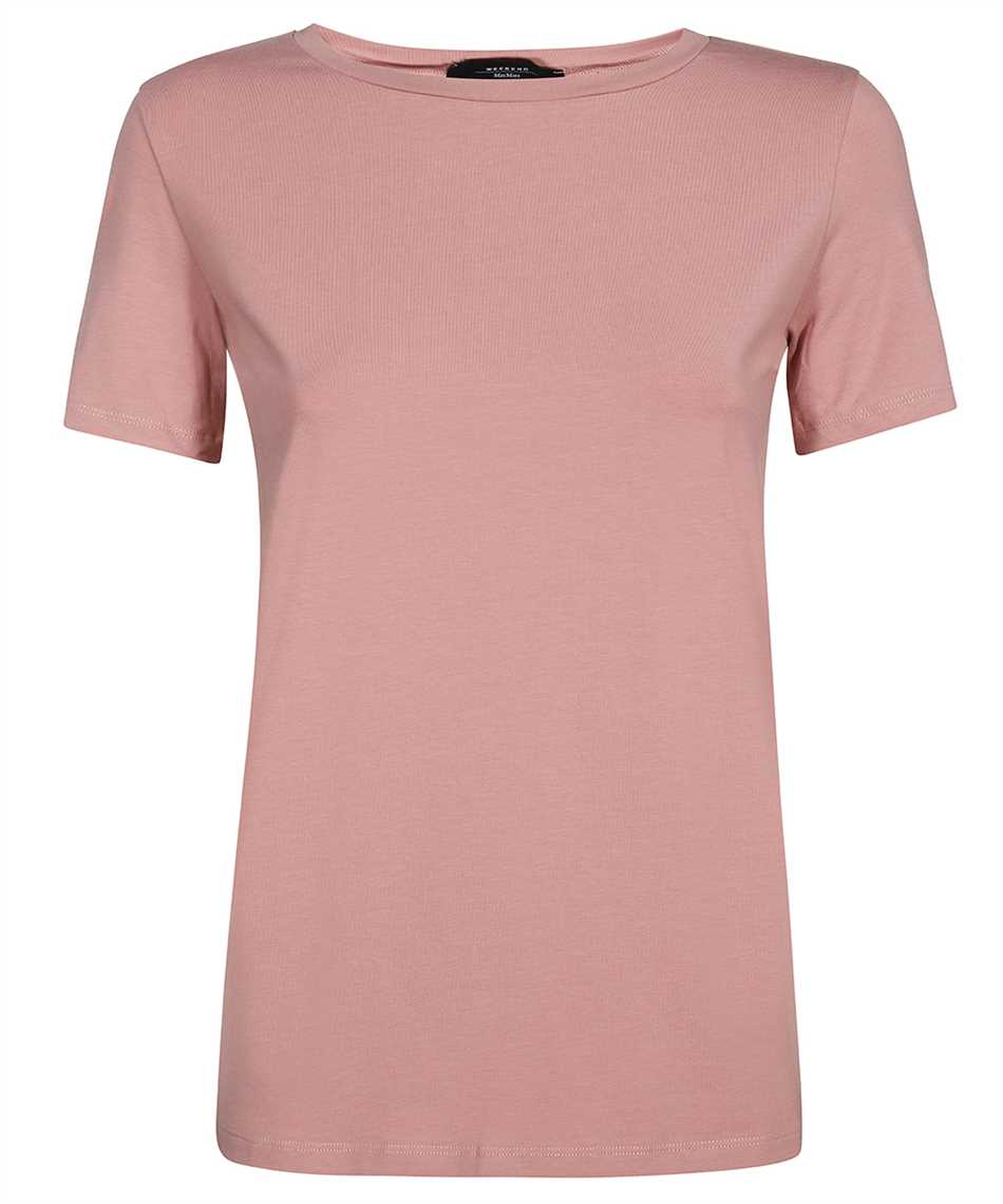 Weekend Max Mara Organic Cotton T-shirt In Pink
