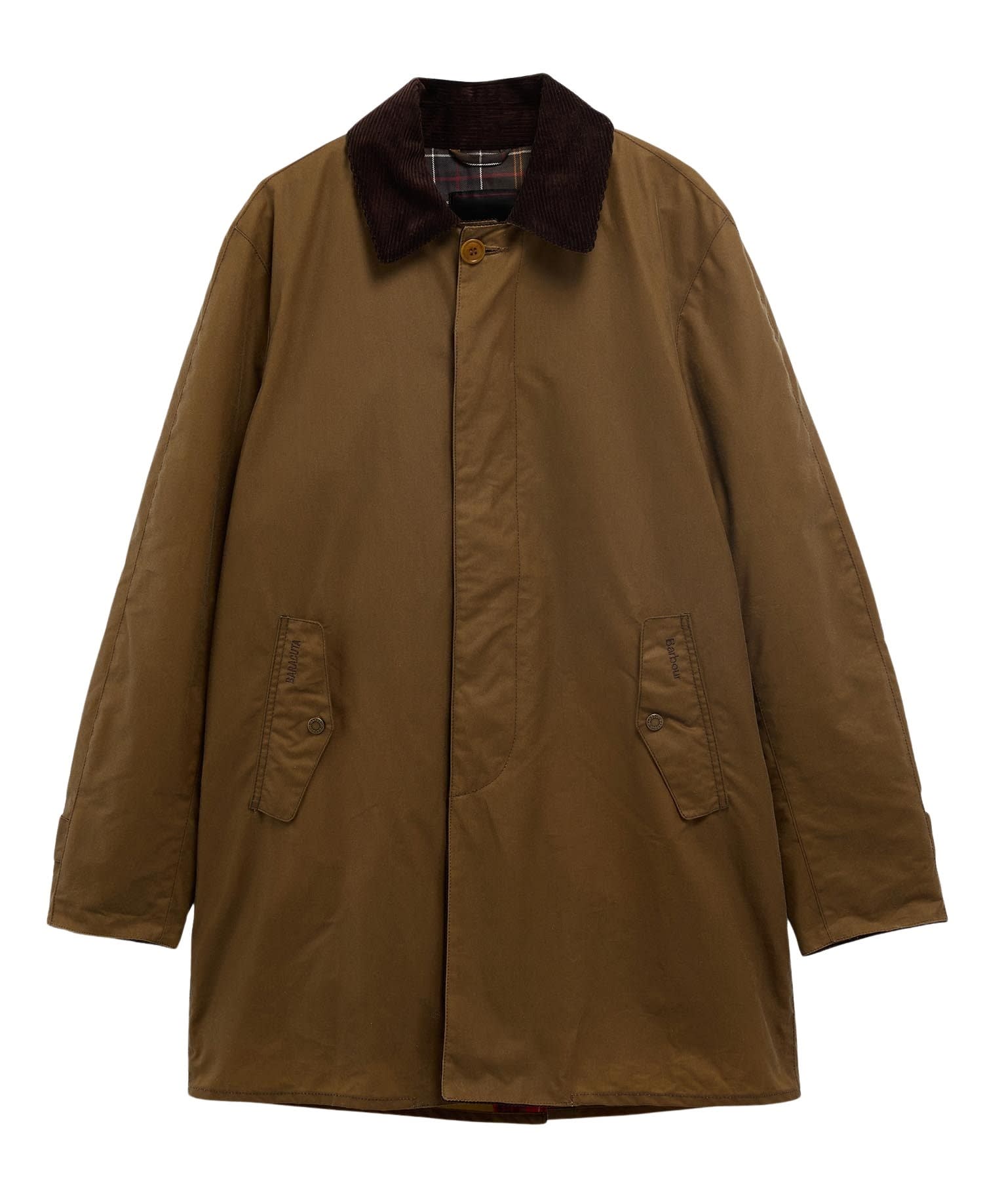 Baracuta X Barbour Tyne Waxed Coat Clothing In Brown