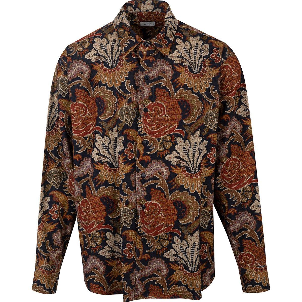 Etro Jacquard Pattern Button-up Shirt