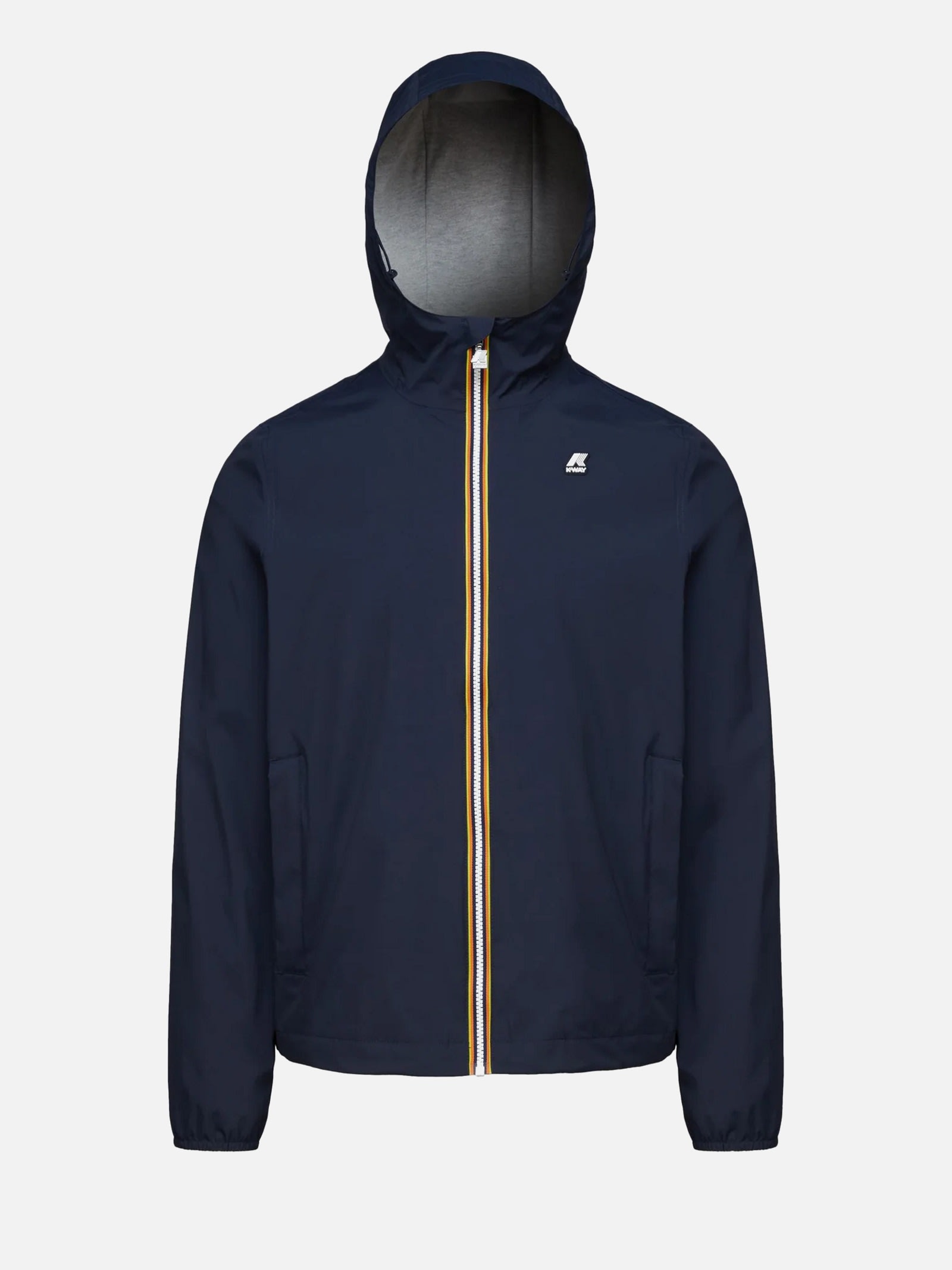 Shop K-way Jacques Nylon Stretch Jacket Blazer In Blue Depht