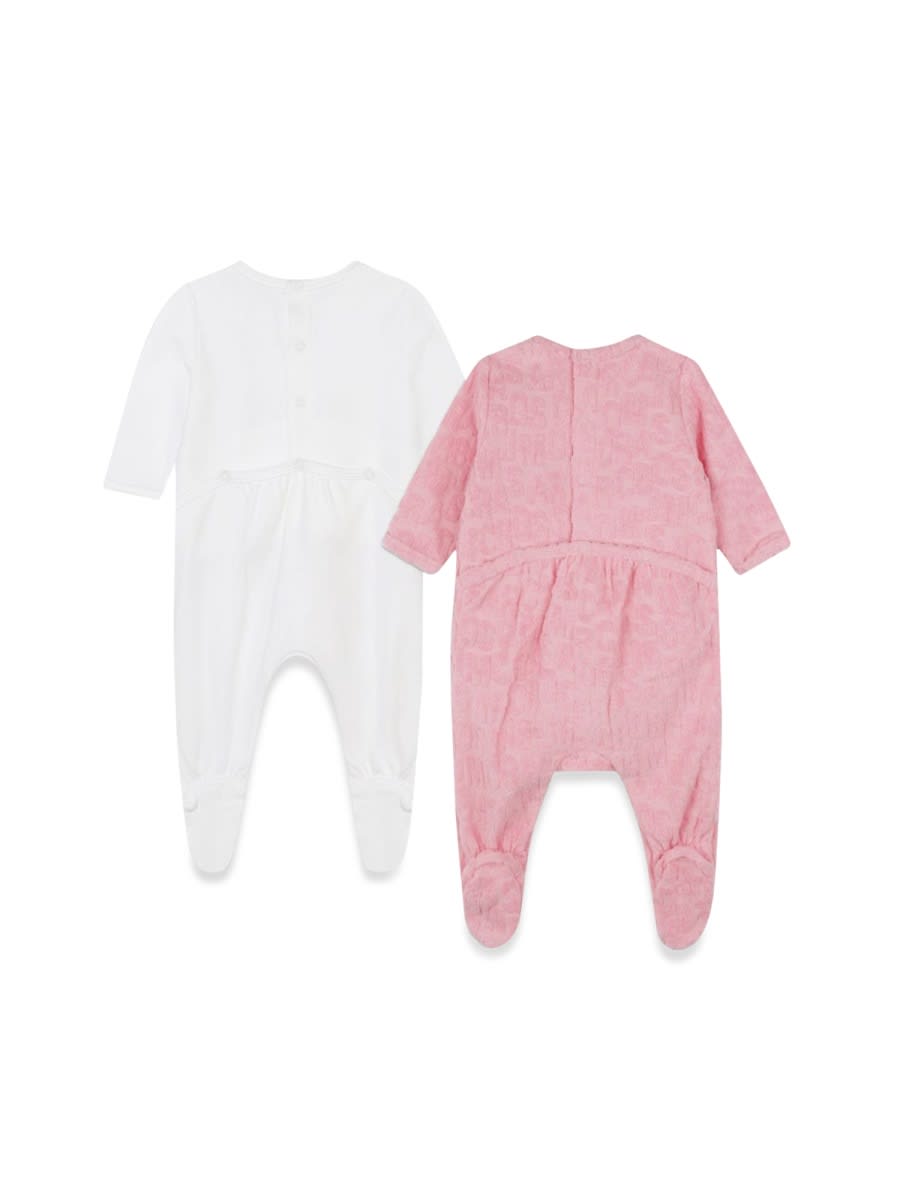 Shop Little Marc Jacobs Lot Of 2 Pajamas In Pink