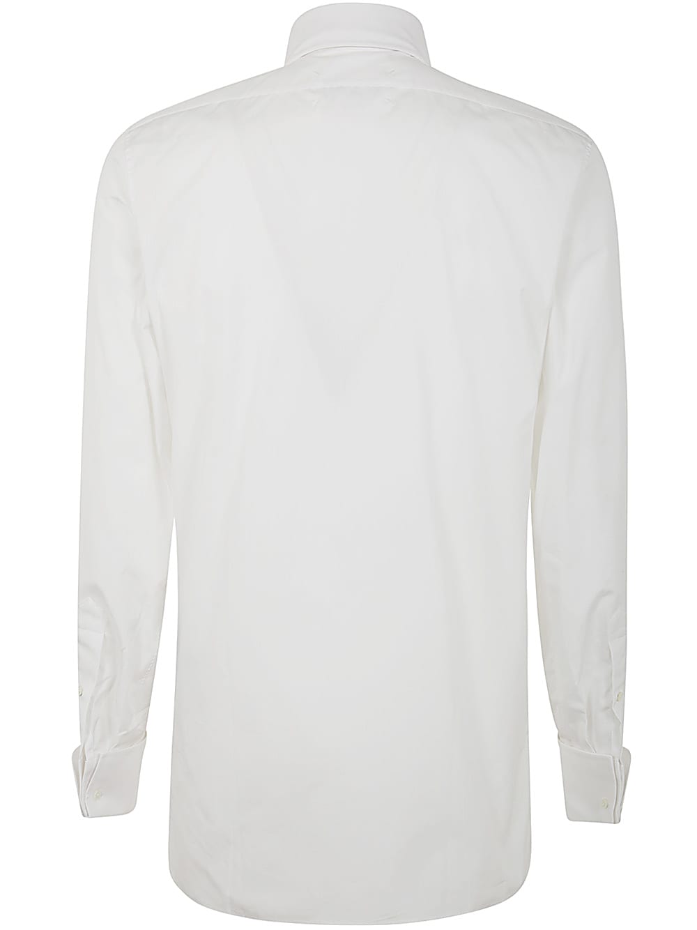 Shop Maison Margiela Long Sleeves Shirt In White