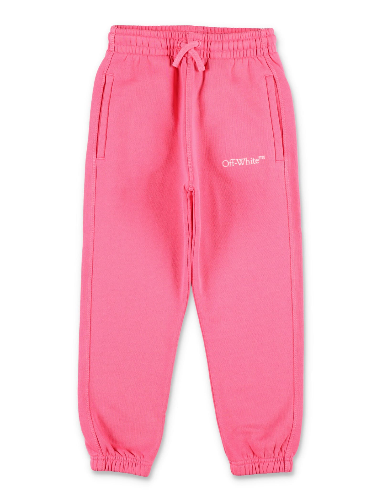 Off-white Kids' Jogging Pants In Fuxia