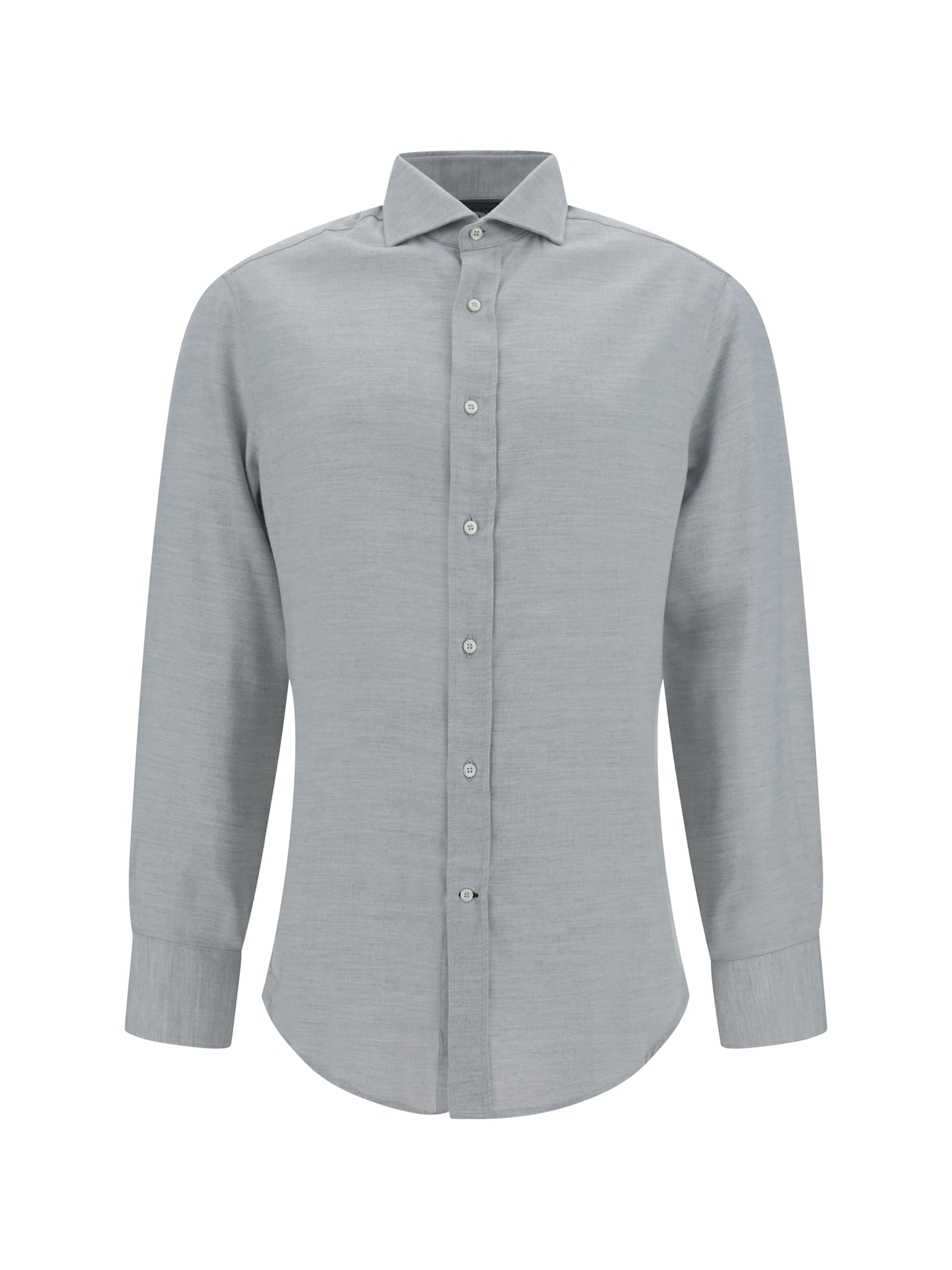 Shop Brunello Cucinelli Shirt In Perla